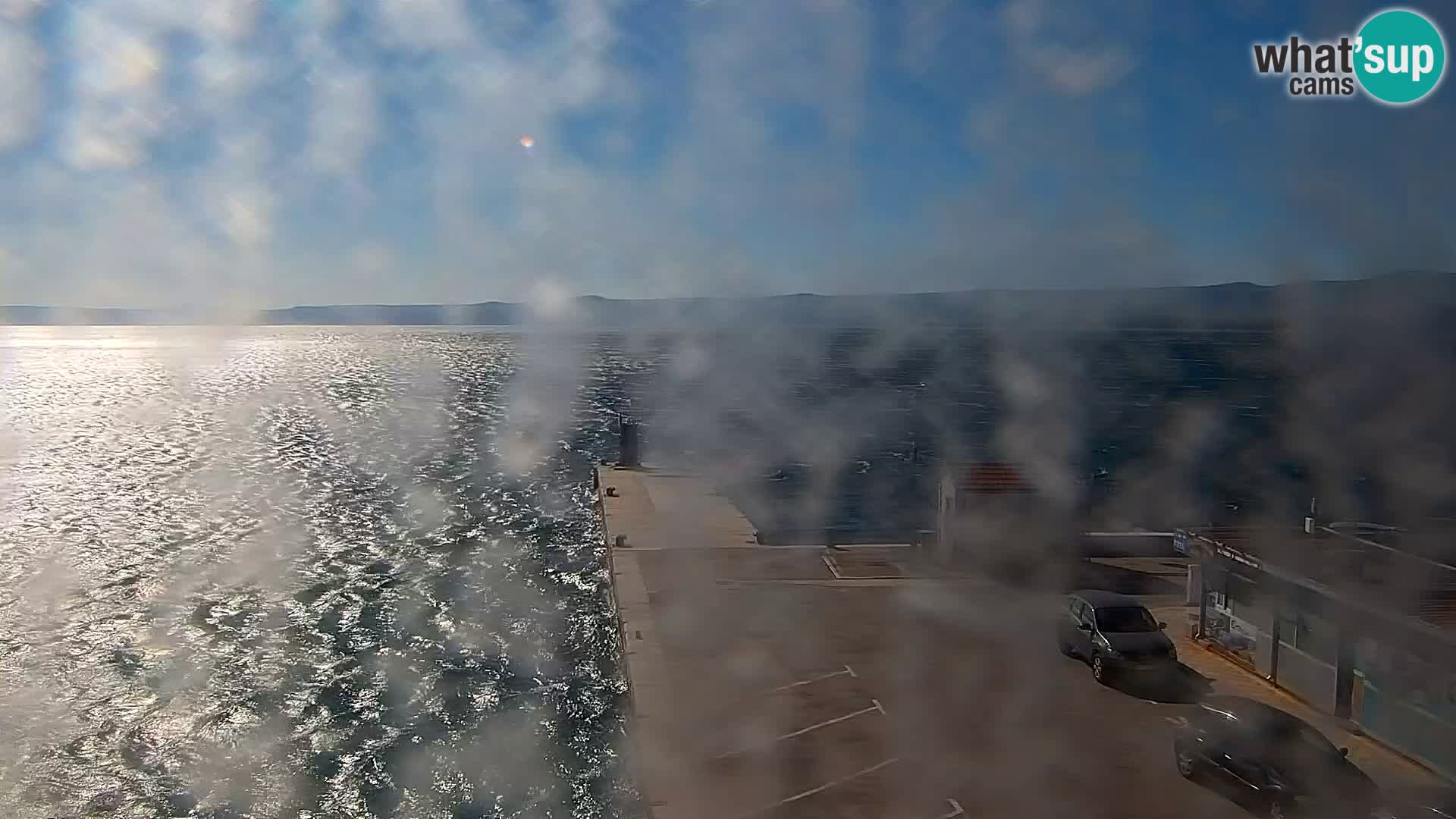 Webcam Bol Centro e Marina – Vista live dal porto di Bol