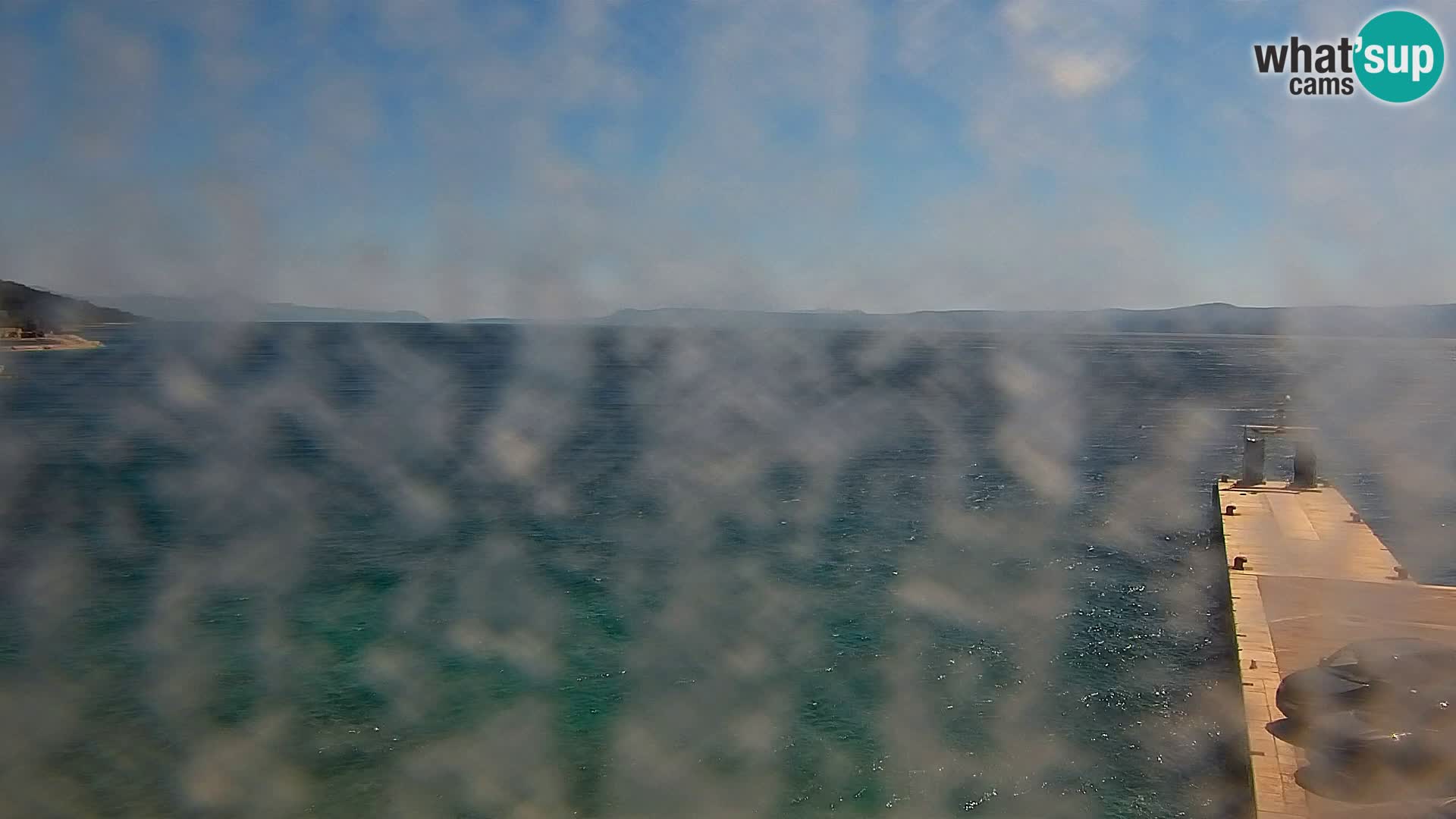 Webcam Bol Centro e Marina – Vista live dal porto di Bol