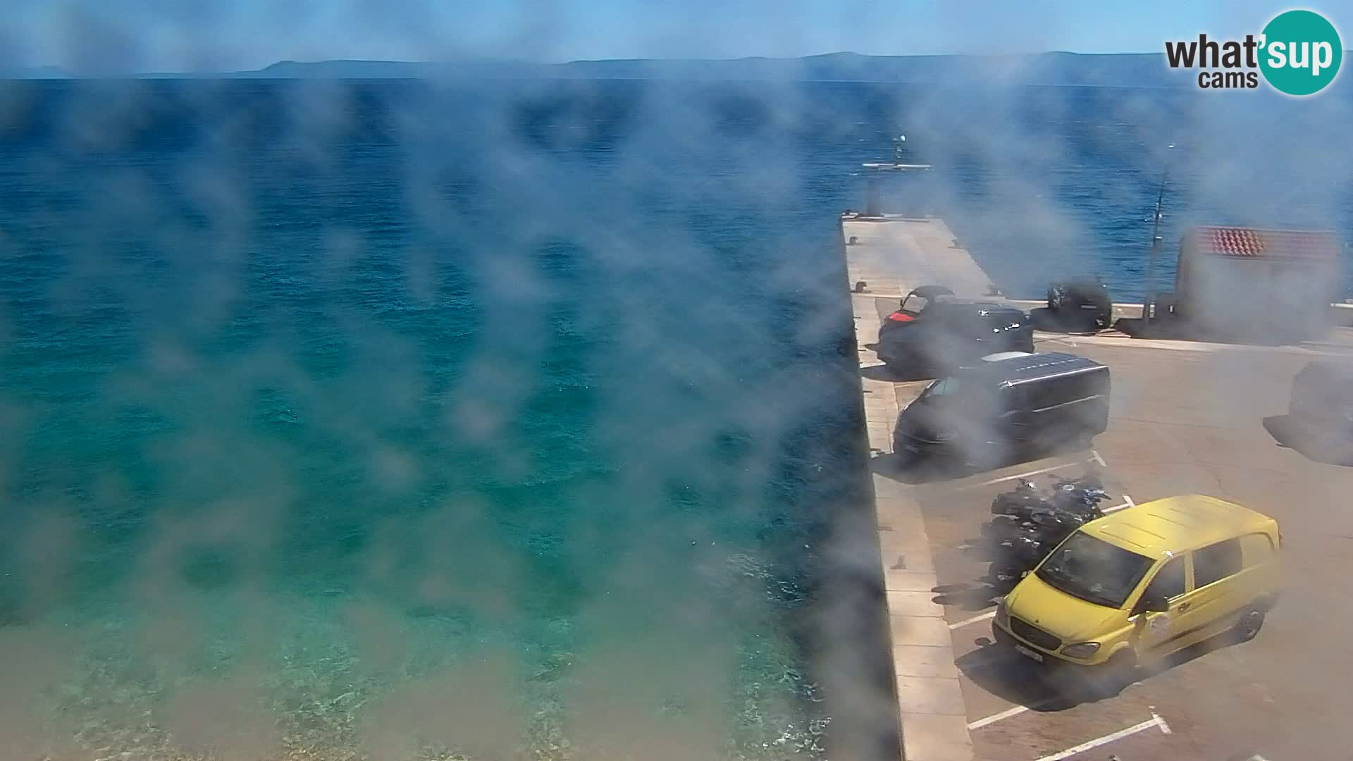 Webcam Bol Centro e Marina – Vista live dal porto di Bol