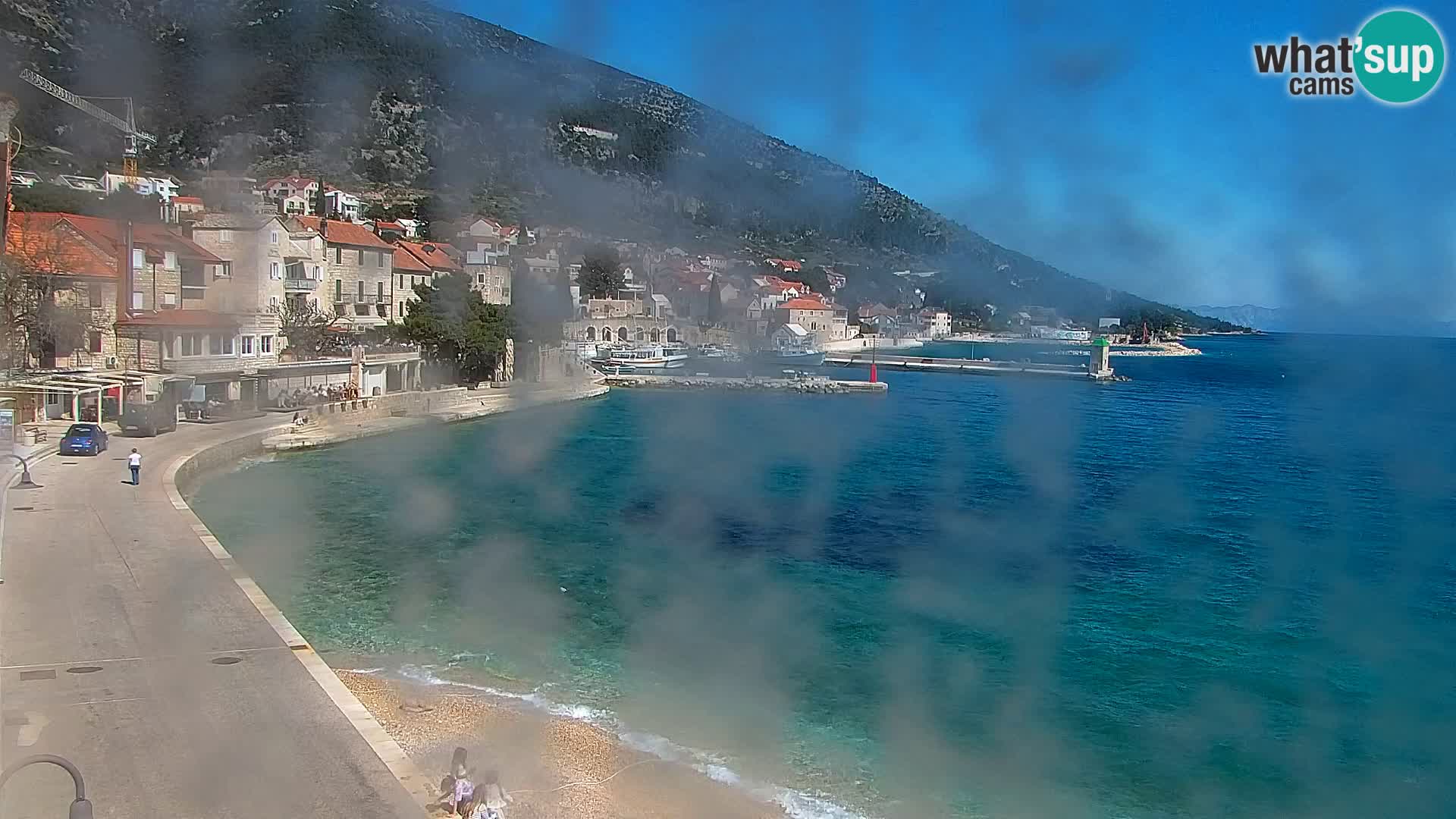 Webcam Bol Hafen & Ortszentrum – Liveblick aus Bol auf der Insel Brač