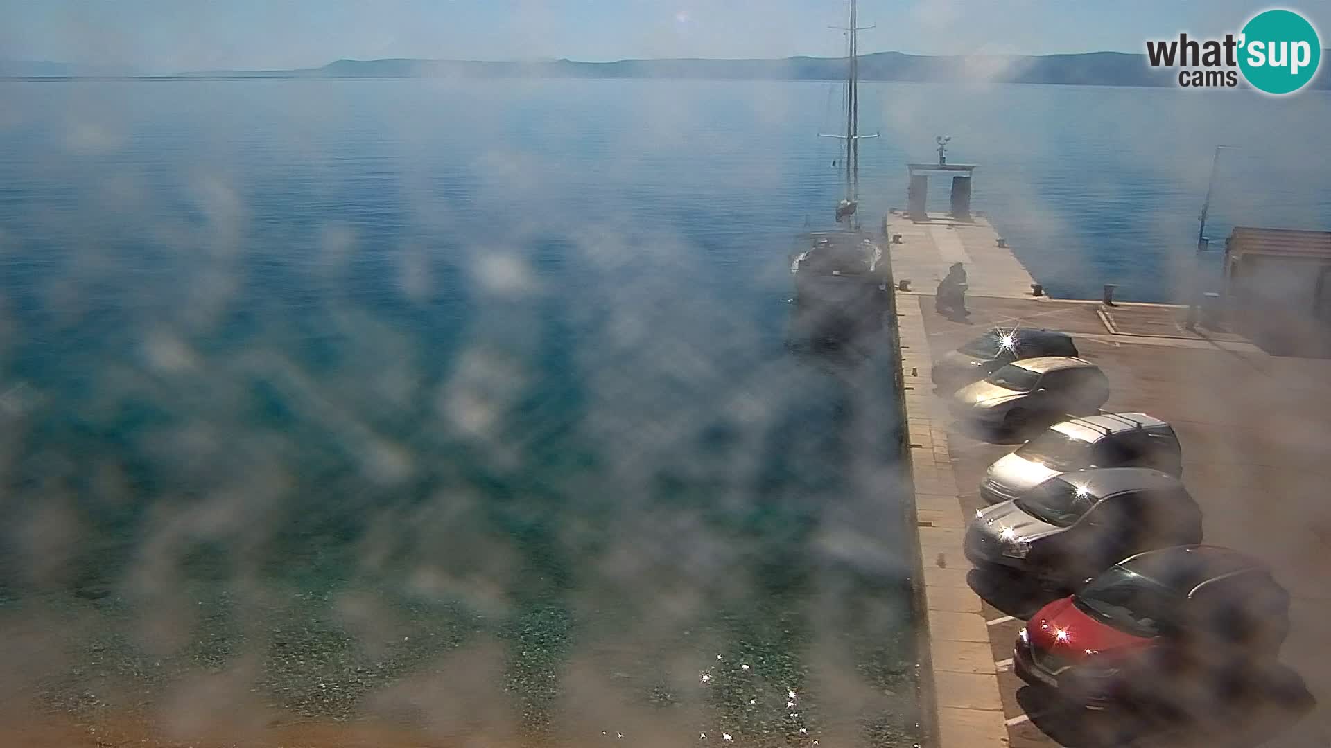 Webcam Bol Centro e Marina – Vista live dal porto di Bol