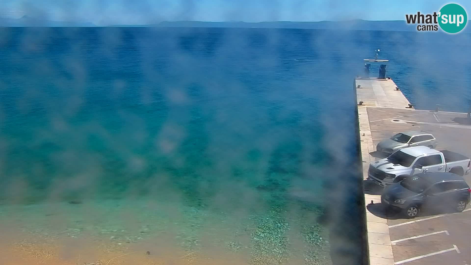 Webcam Bol Centro e Marina – Vista live dal porto di Bol