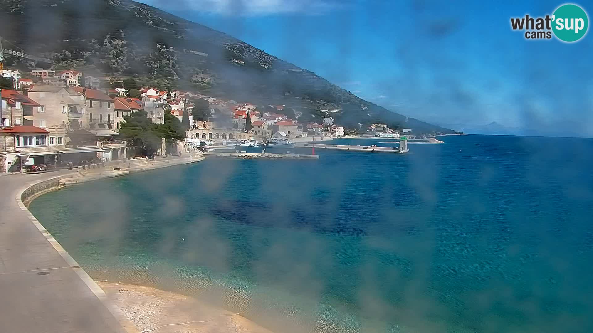 Webcam Bol centre-ville & marina – Vue en direct depuis Bol, île de Brač