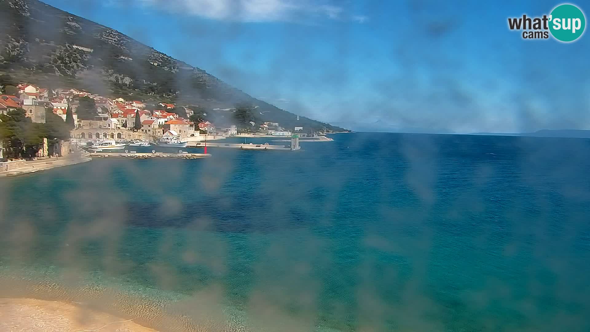Webcam Bol Centre-Ville & Marina – Vue en direct depuis Bol, île de Brač