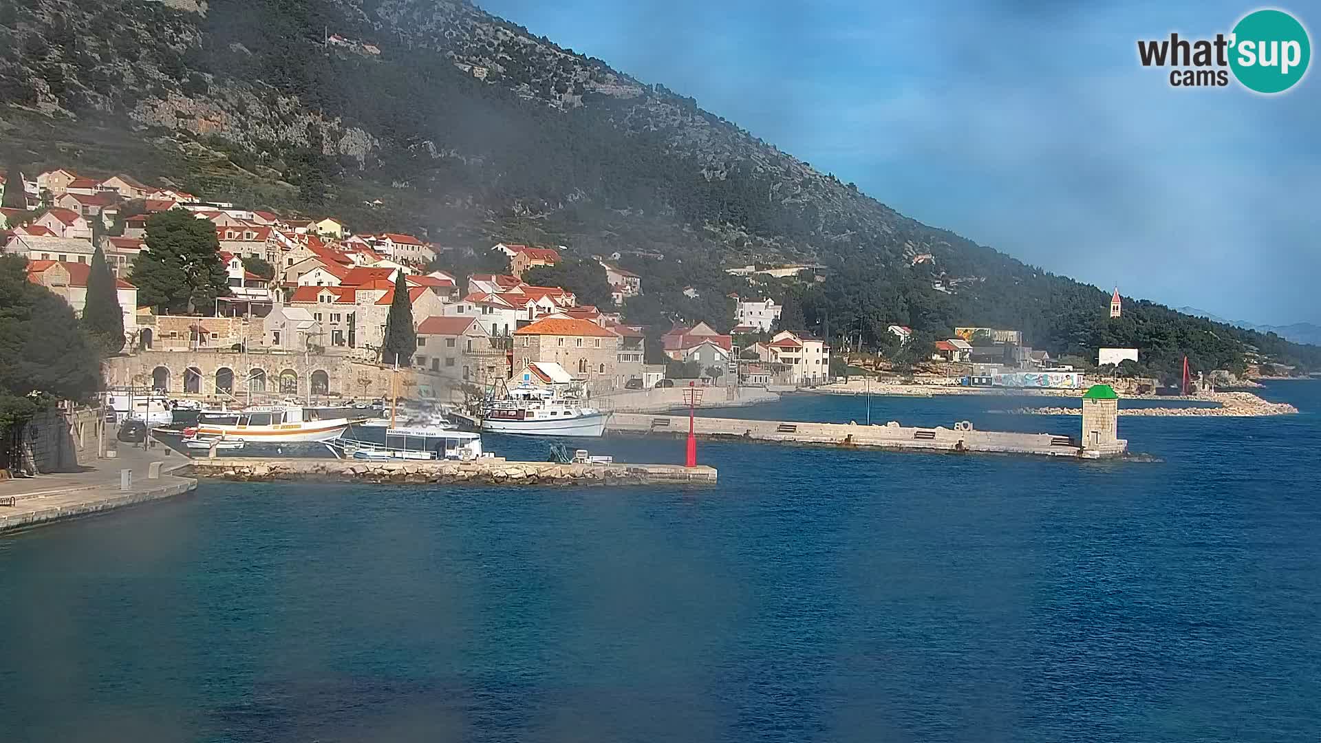 Webcam Bol Town Center & Marina – Live View from Bol, Brač