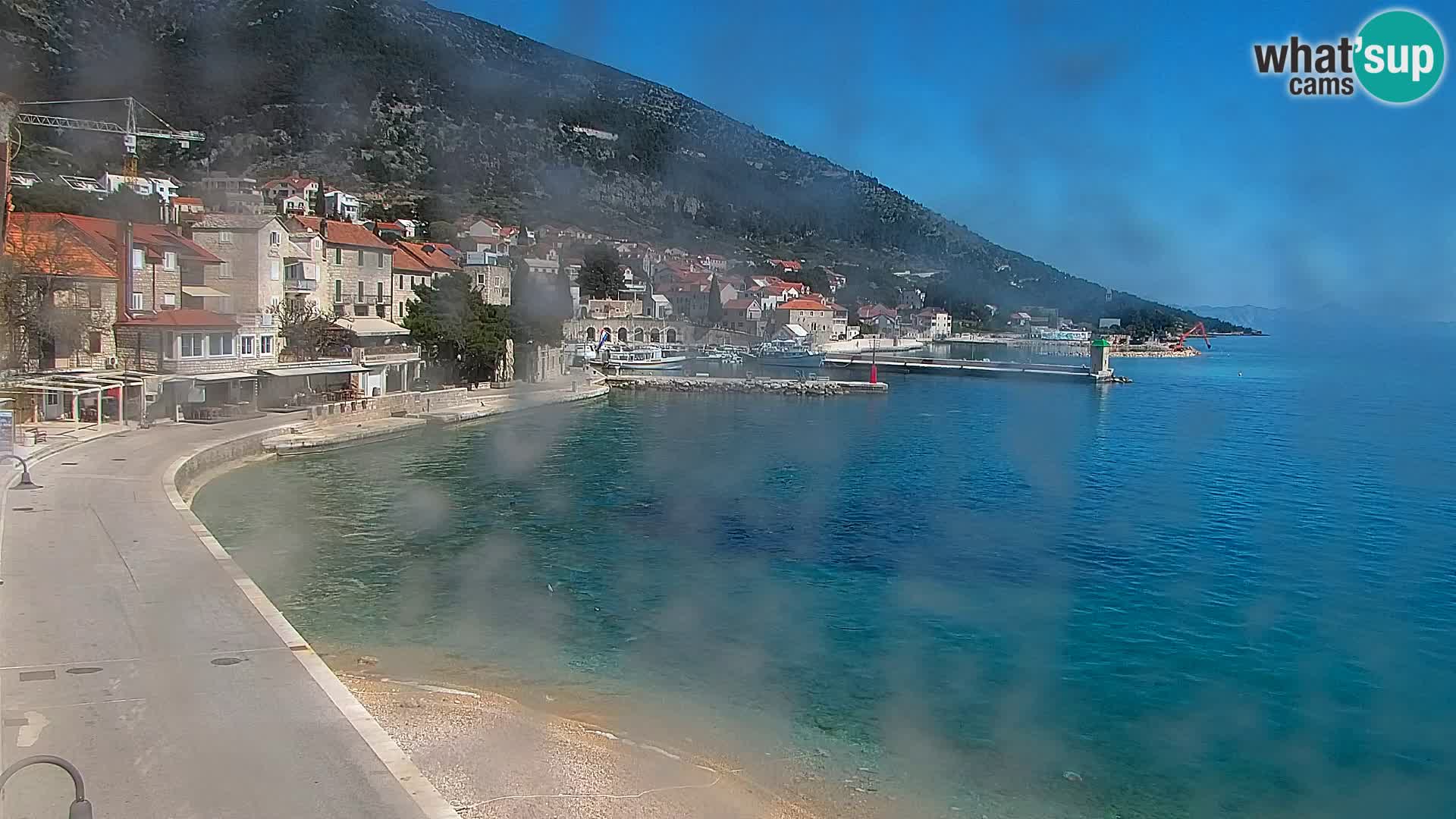 Webcam Bol Centre-Ville & Marina – Vue en direct depuis Bol, île de Brač