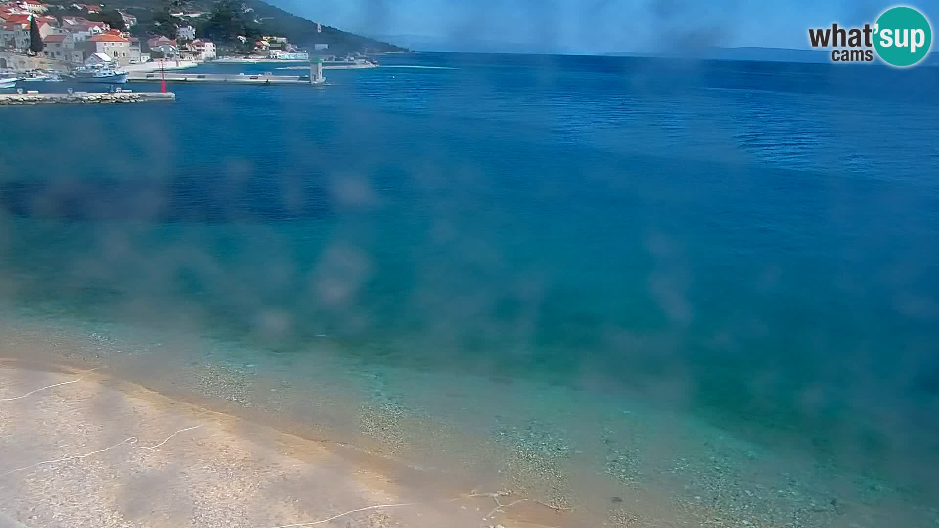 Webcam Bol centre-ville & marina – Vue en direct depuis Bol, île de Brač