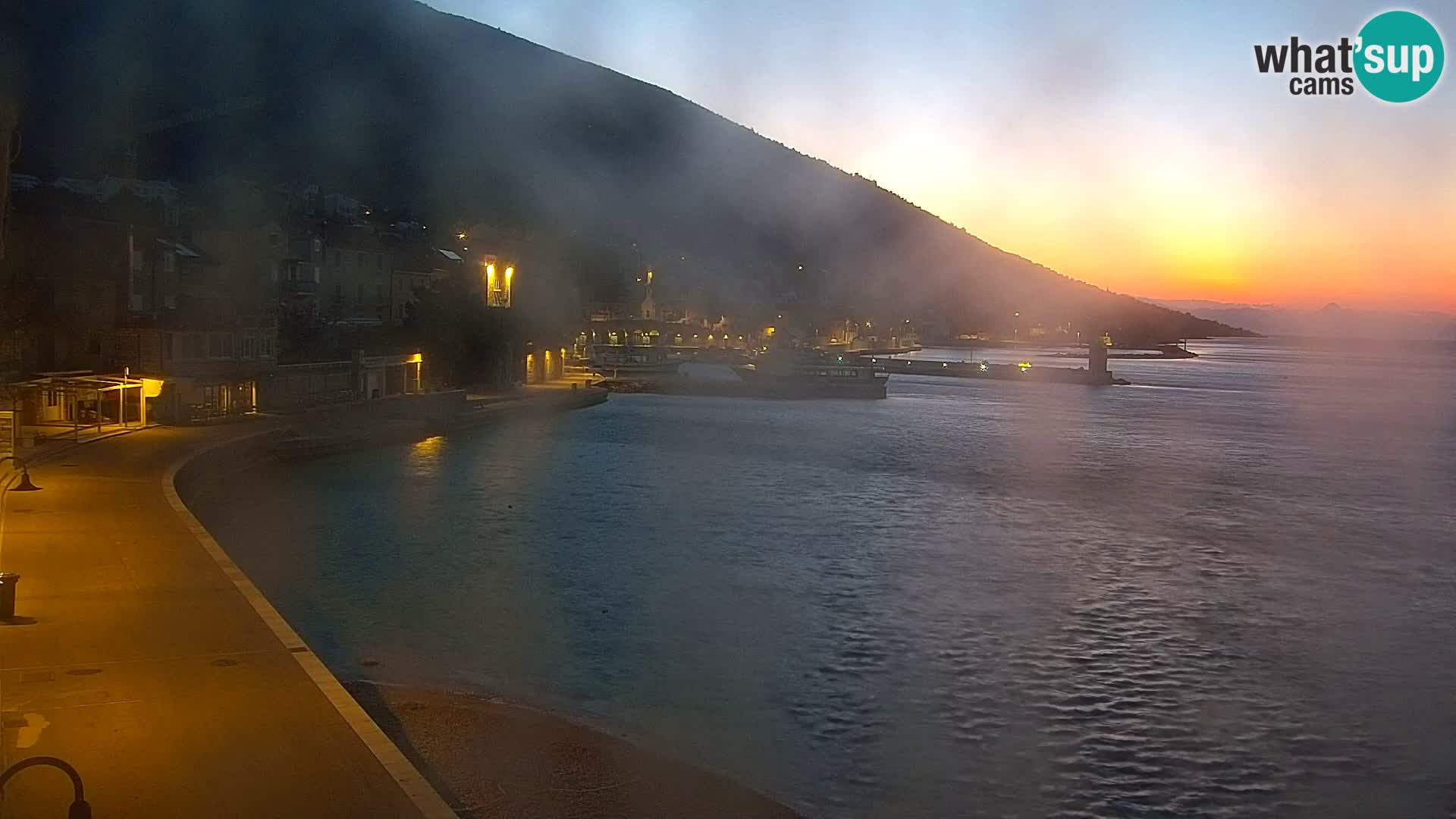 Webcam Bol Centre-Ville & Marina – Vue en direct depuis Bol, île de Brač