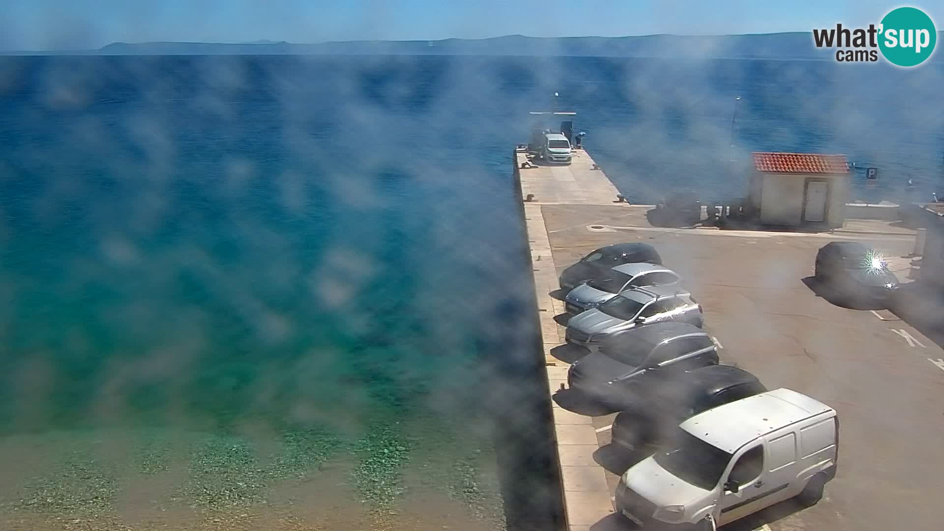 Webcam Bol Centro e Marina – Vista live dal porto di Bol