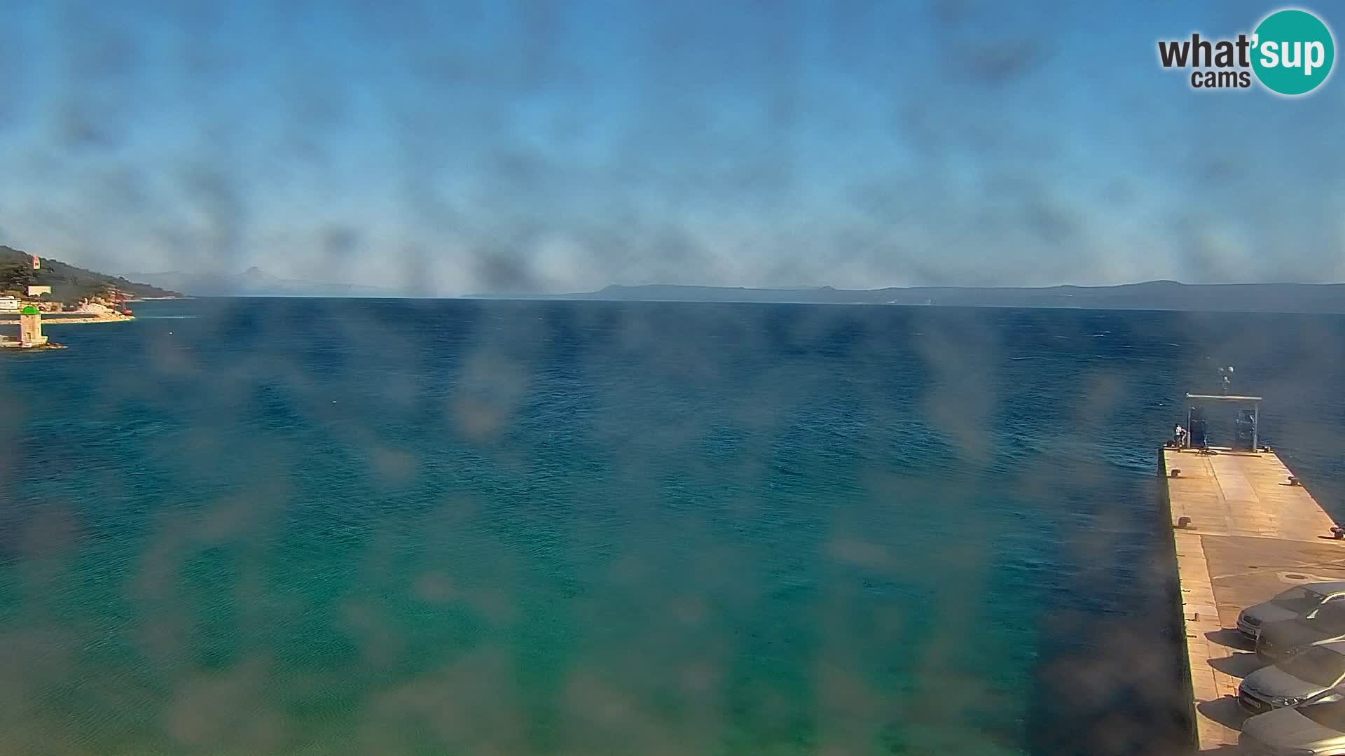 Webcam Bol Centro e Marina – Vista live dal porto di Bol