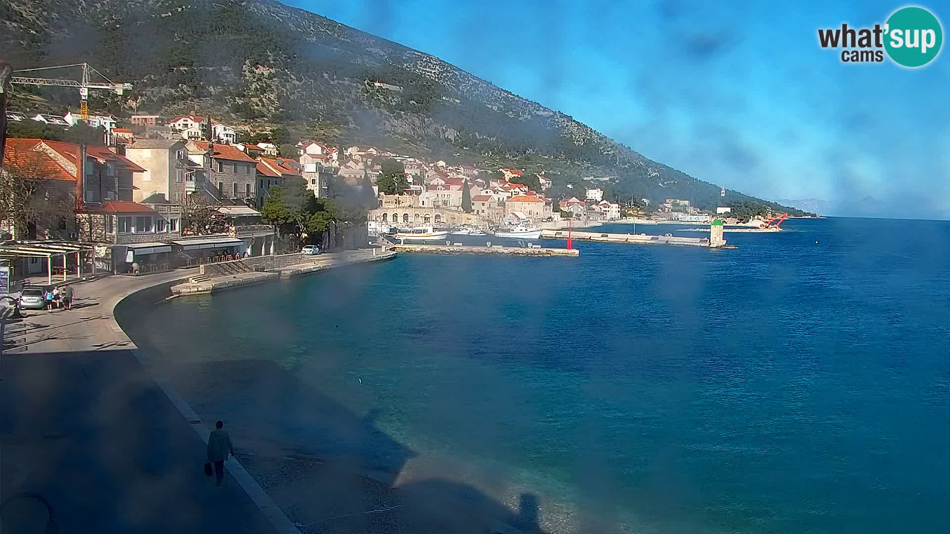 Webcam Bol Hafen & Ortszentrum – Liveblick aus Bol auf der Insel Brač