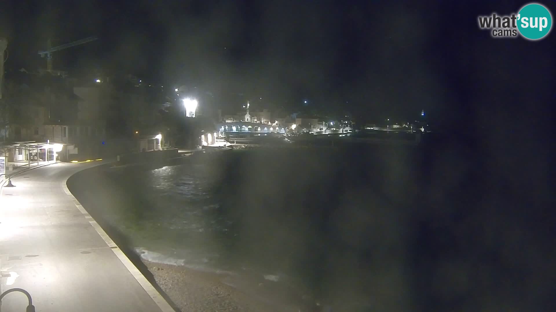 Webcam Bol Centro e Marina – Vista live dal porto di Bol