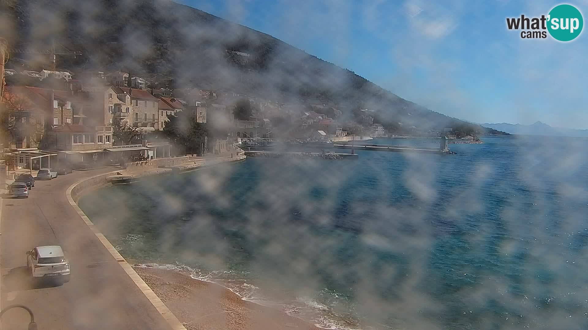 Webcam Bol Centro e Marina – Vista live dal porto di Bol