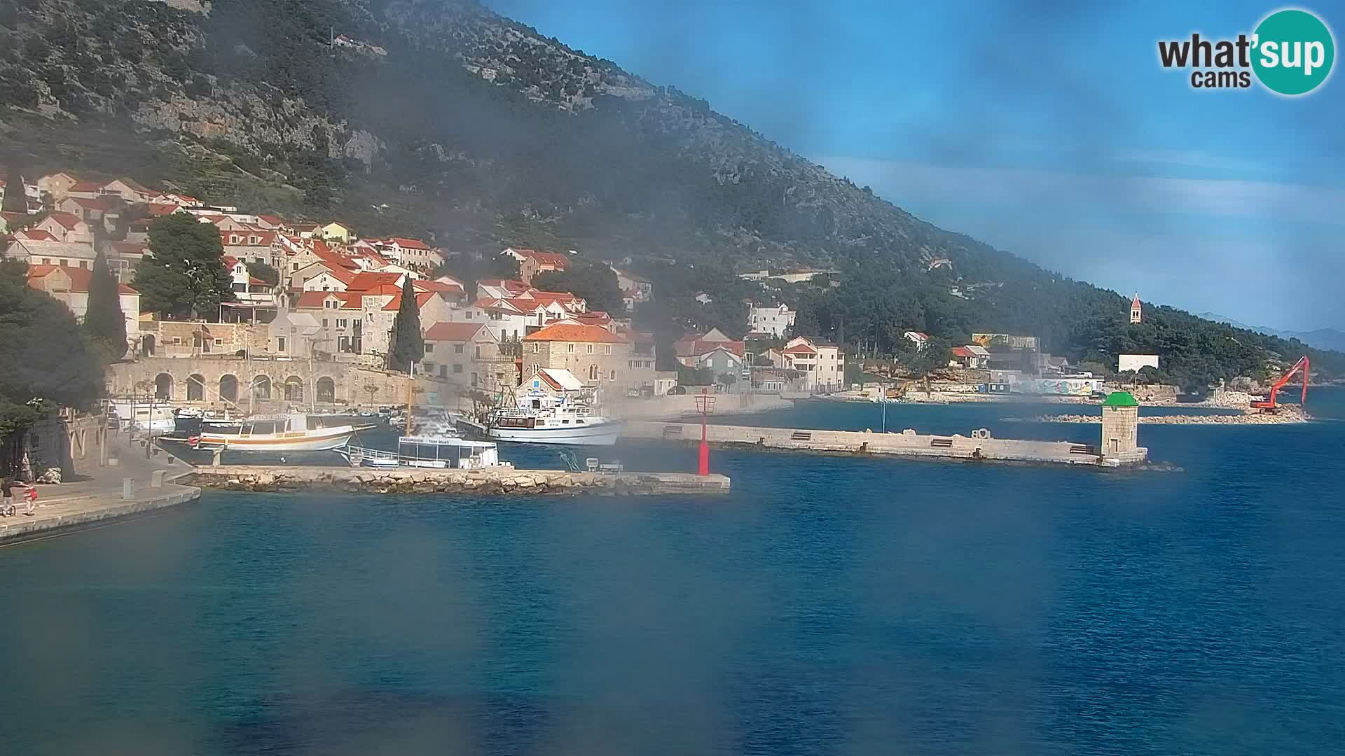 Webcam Bol Hafen & Ortszentrum – Liveblick aus Bol auf der Insel Brač
