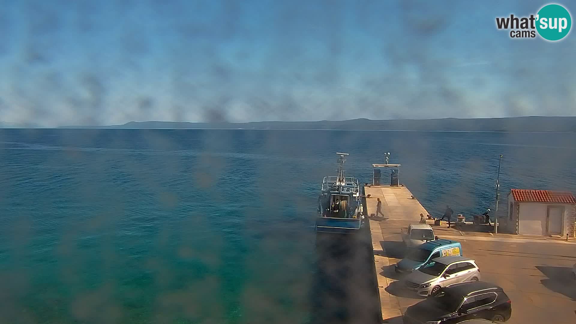 Webcam Bol centre-ville & marina – Vue en direct depuis Bol, île de Brač