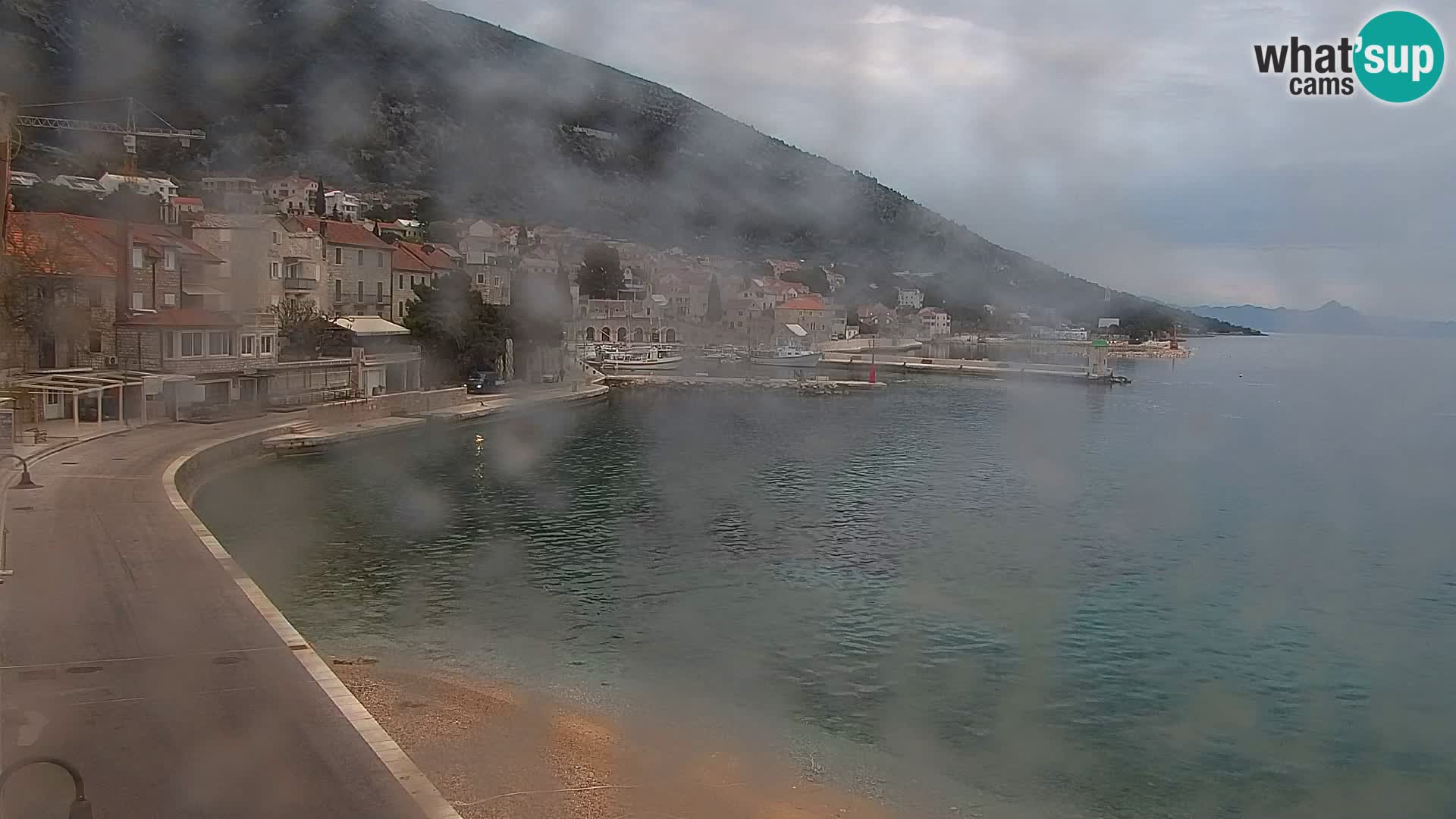 Webcam Bol centre-ville & marina – Vue en direct depuis Bol, île de Brač