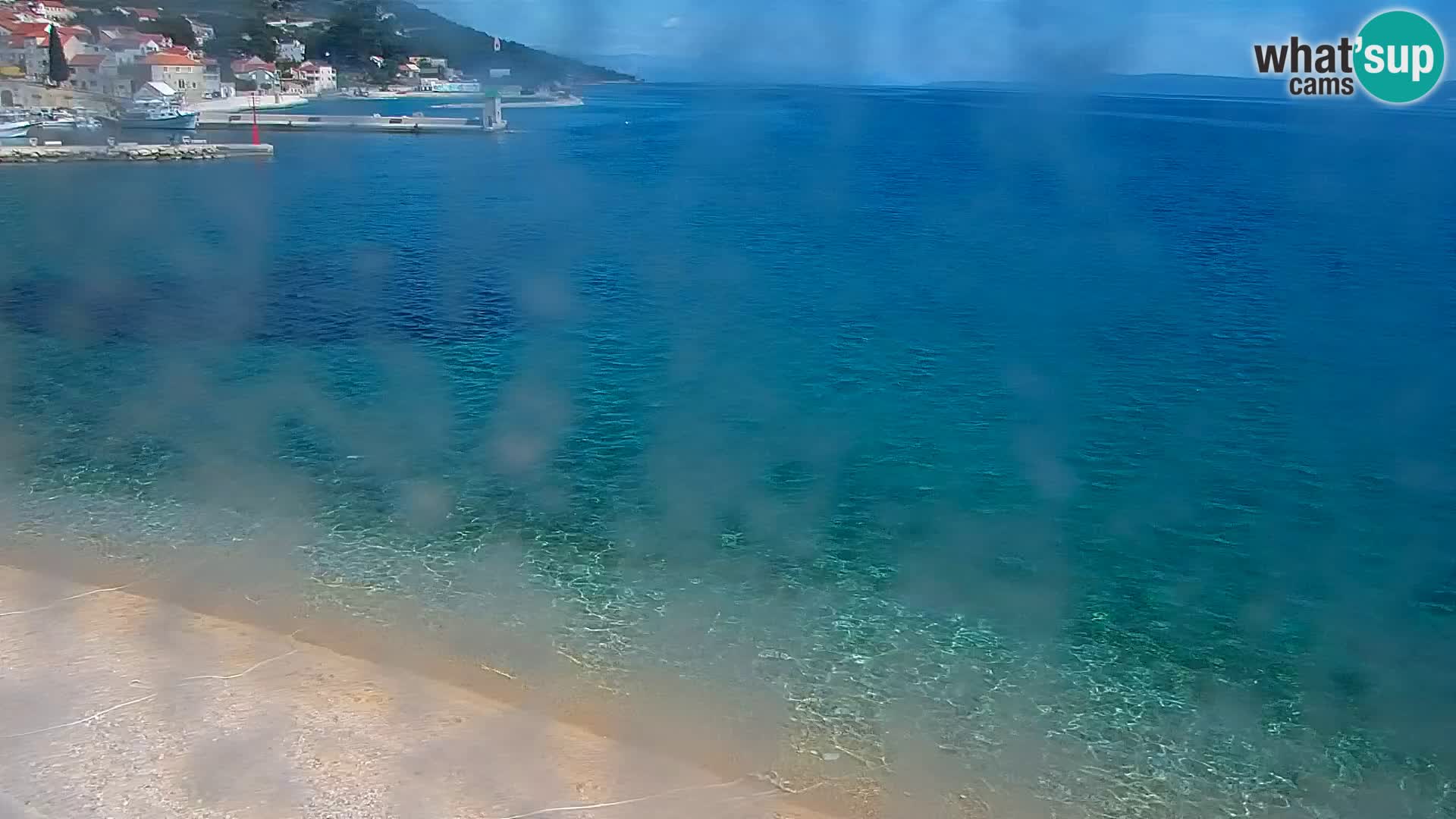 Webcam Bol Centro e Marina – Vista live dal porto di Bol