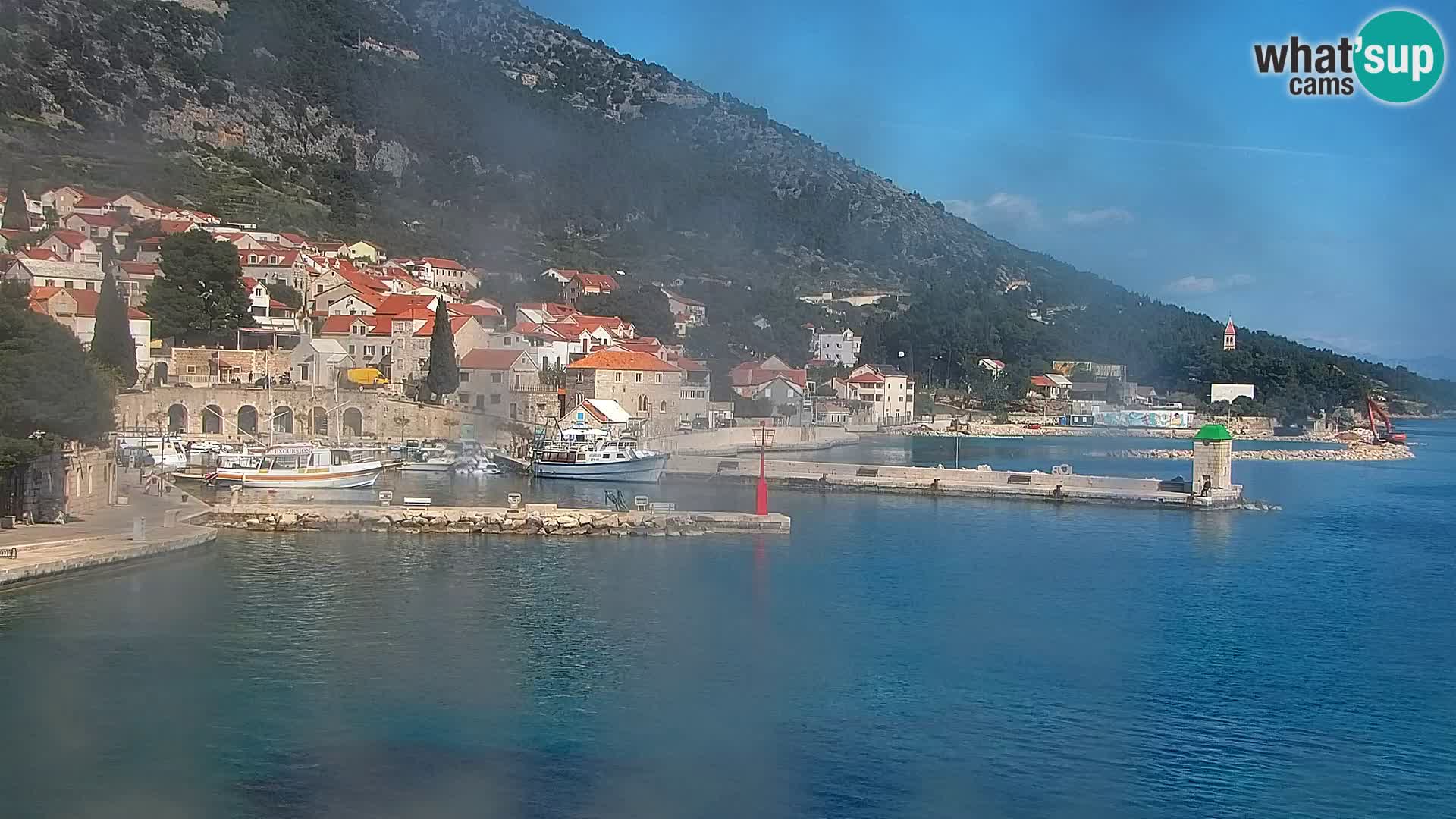 Webcam Bol Centre-Ville & Marina – Vue en direct depuis Bol, île de Brač