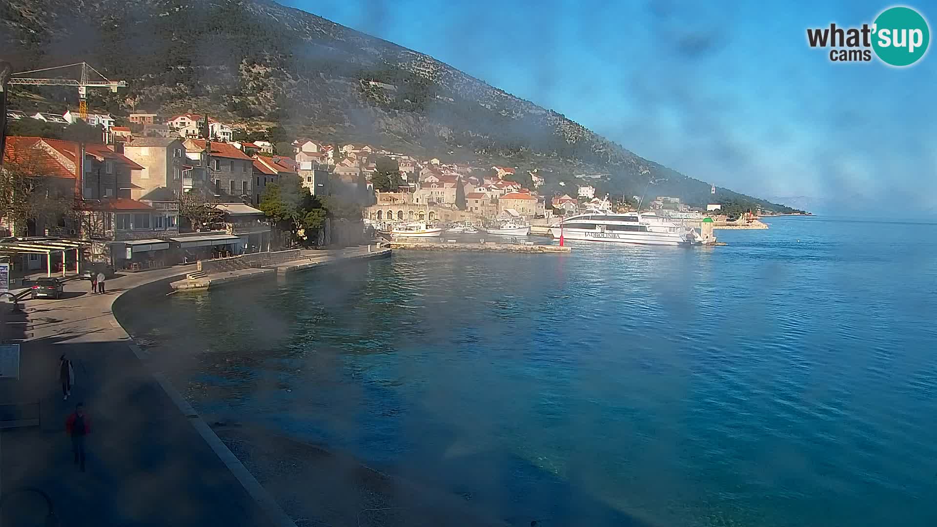 Webcam Bol Hafen & Ortszentrum – Liveblick aus Bol auf der Insel Brač