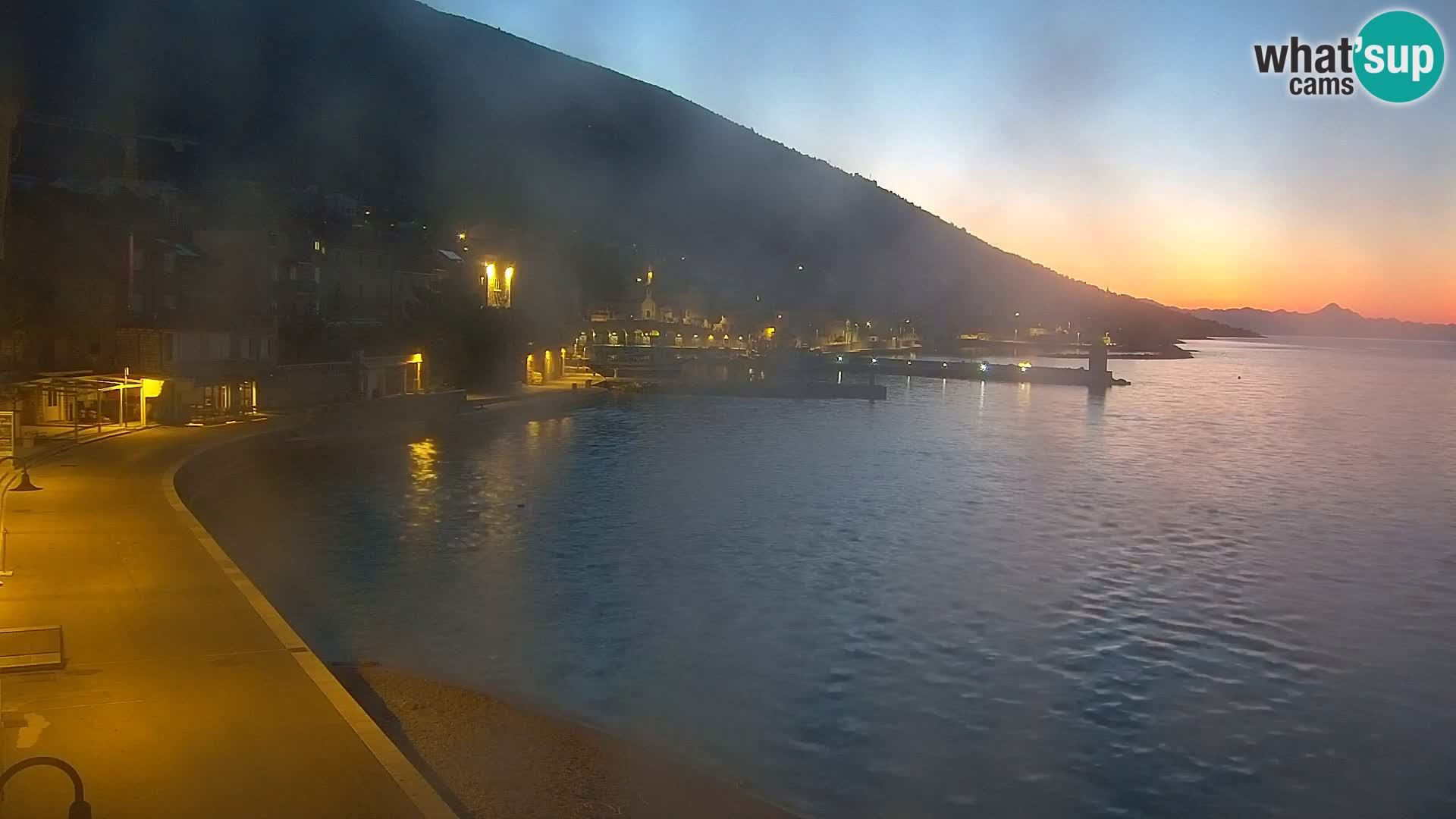 Webcam Bol Centre-Ville & Marina – Vue en direct depuis Bol, île de Brač