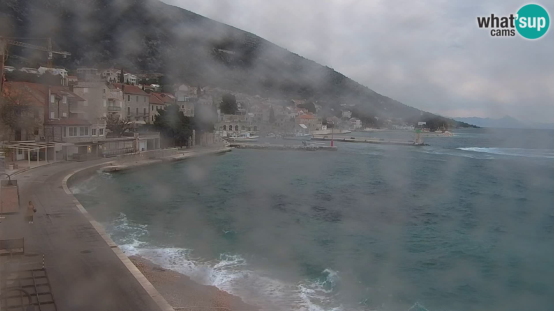 Webcam Bol centre-ville & marina – Vue en direct depuis Bol, île de Brač