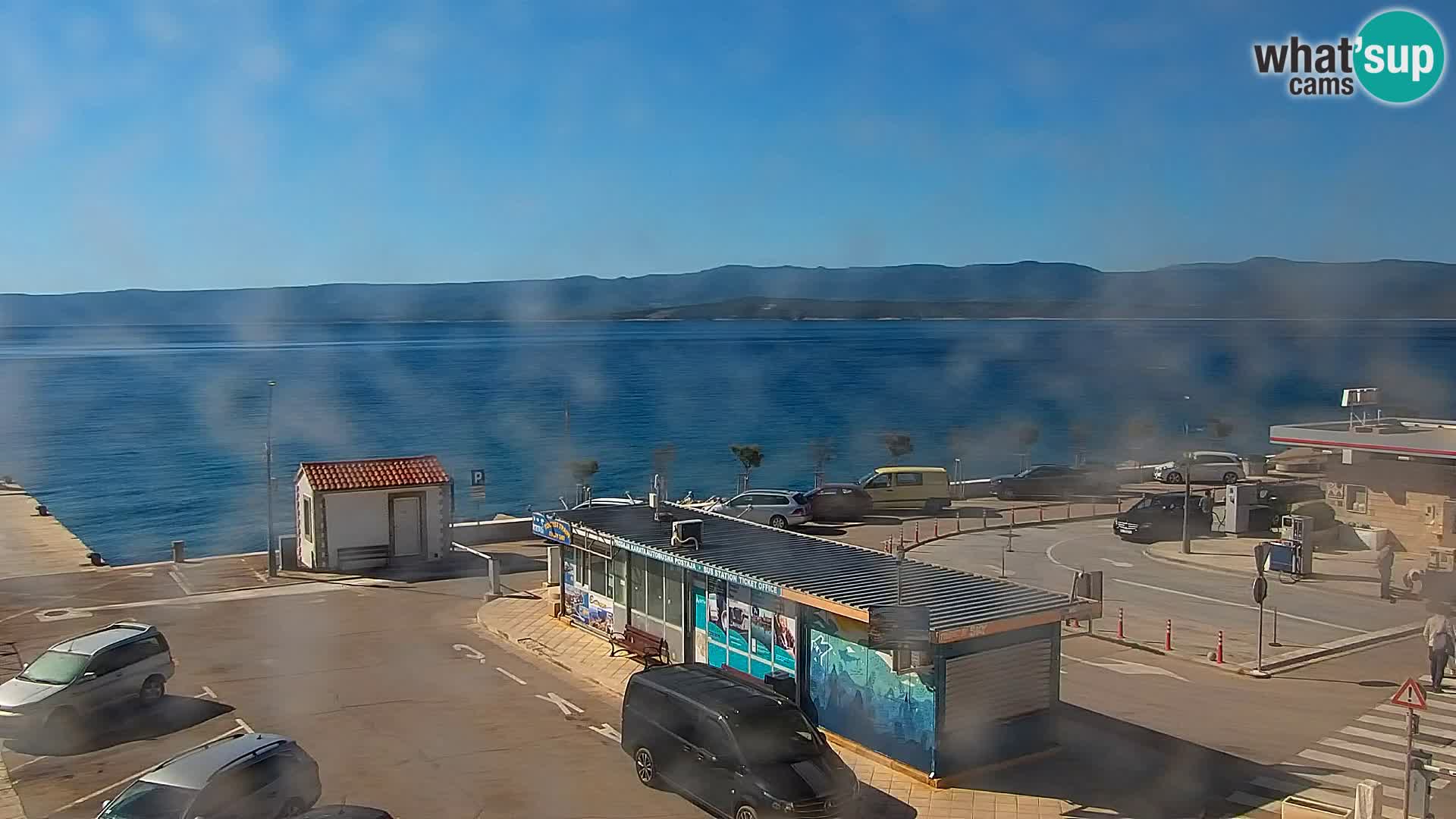 Webcam Bol centre-ville & marina – Vue en direct depuis Bol, île de Brač