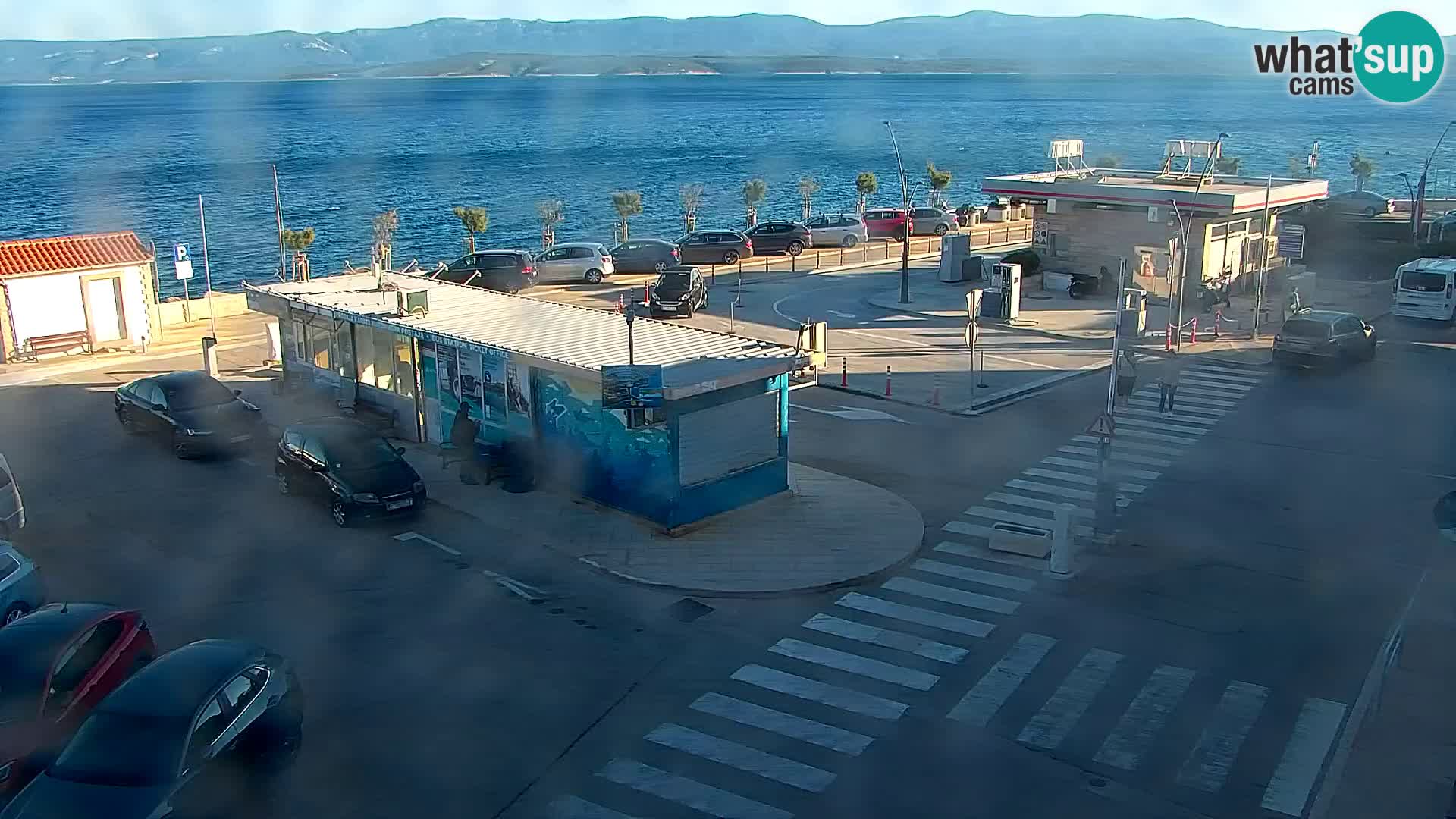 Webcam Bol centre-ville & marina – Vue en direct depuis Bol, île de Brač