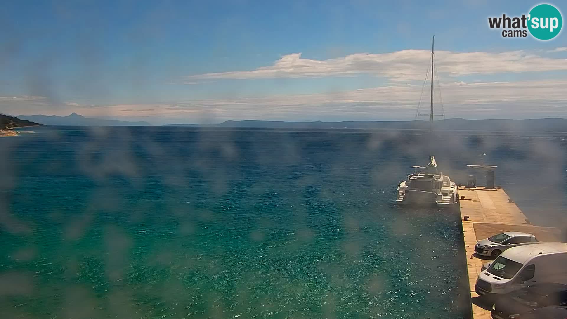 Webcam Bol centre-ville & marina – Vue en direct depuis Bol, île de Brač