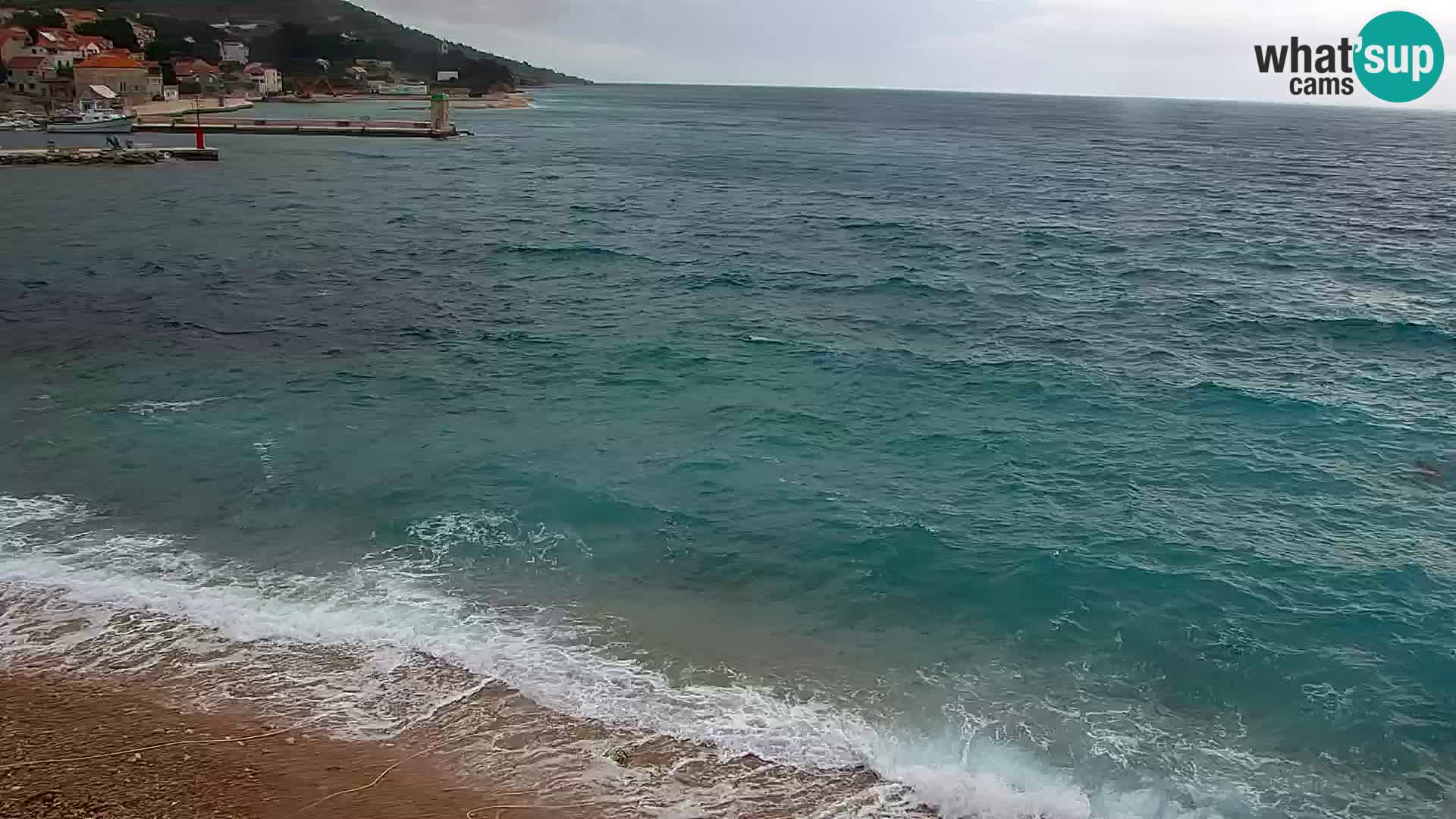 Webcam Bol Centre-Ville & Marina – Vue en direct depuis Bol, île de Brač