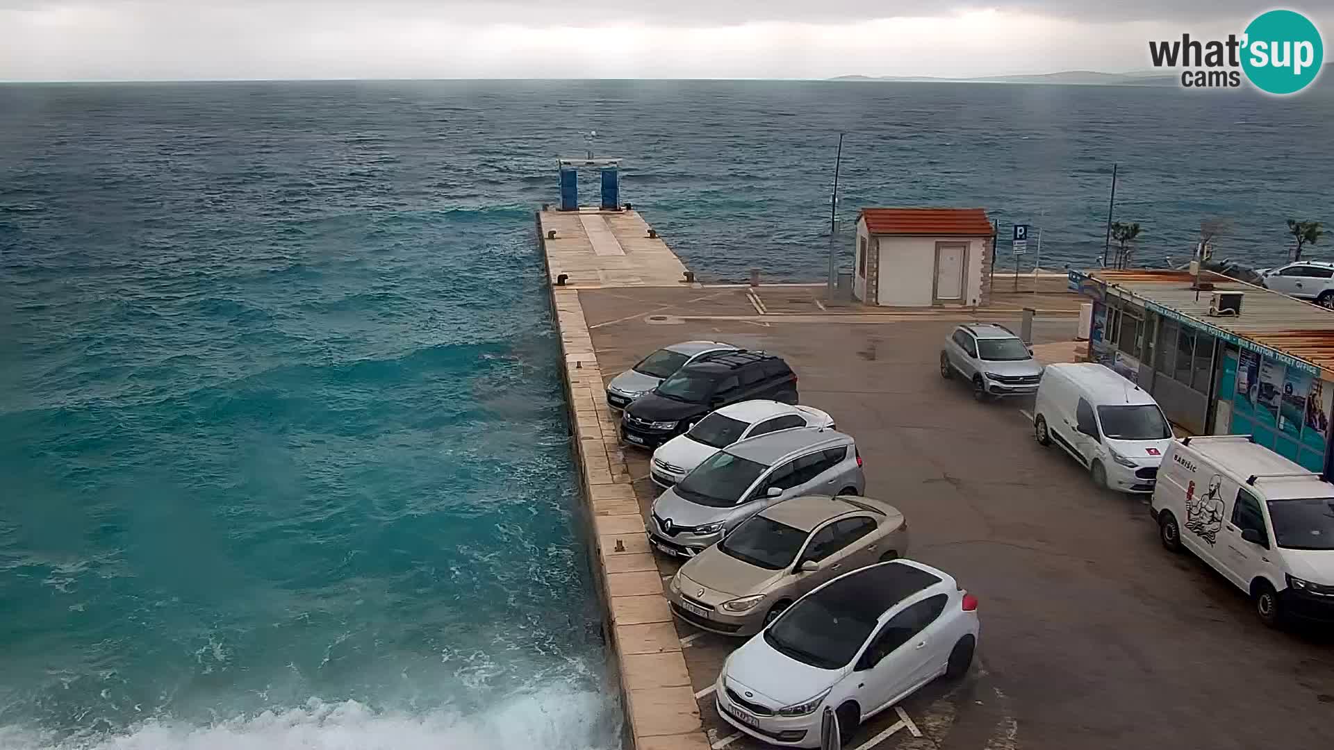 Webcam Bol Centre-Ville & Marina – Vue en direct depuis Bol, île de Brač
