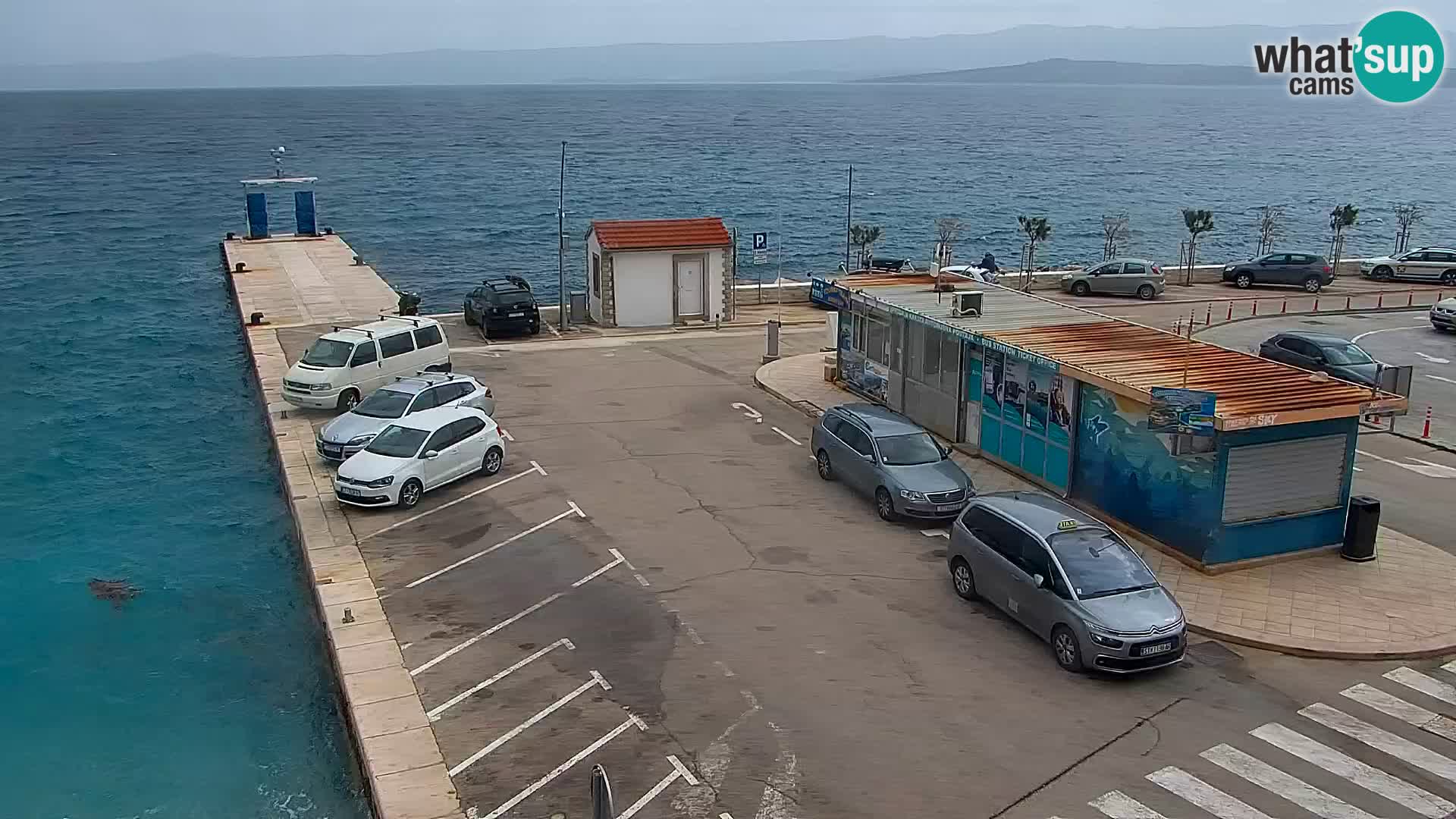 Webcam Bol Centre-Ville & Marina – Vue en direct depuis Bol, île de Brač