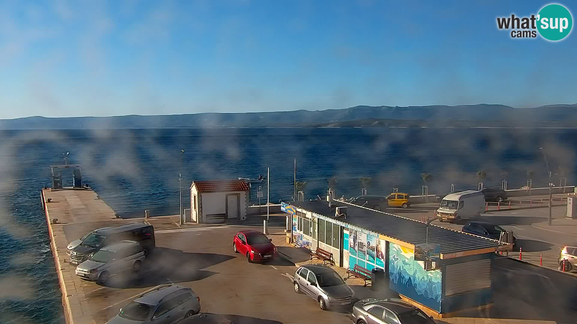 Webcam Bol Centre-Ville & Marina – Vue en direct depuis Bol, île de Brač