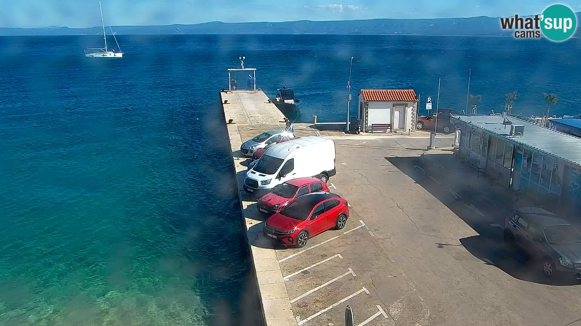 Webcam Bol Hafen & Ortszentrum – Liveblick aus Bol auf der Insel Brač