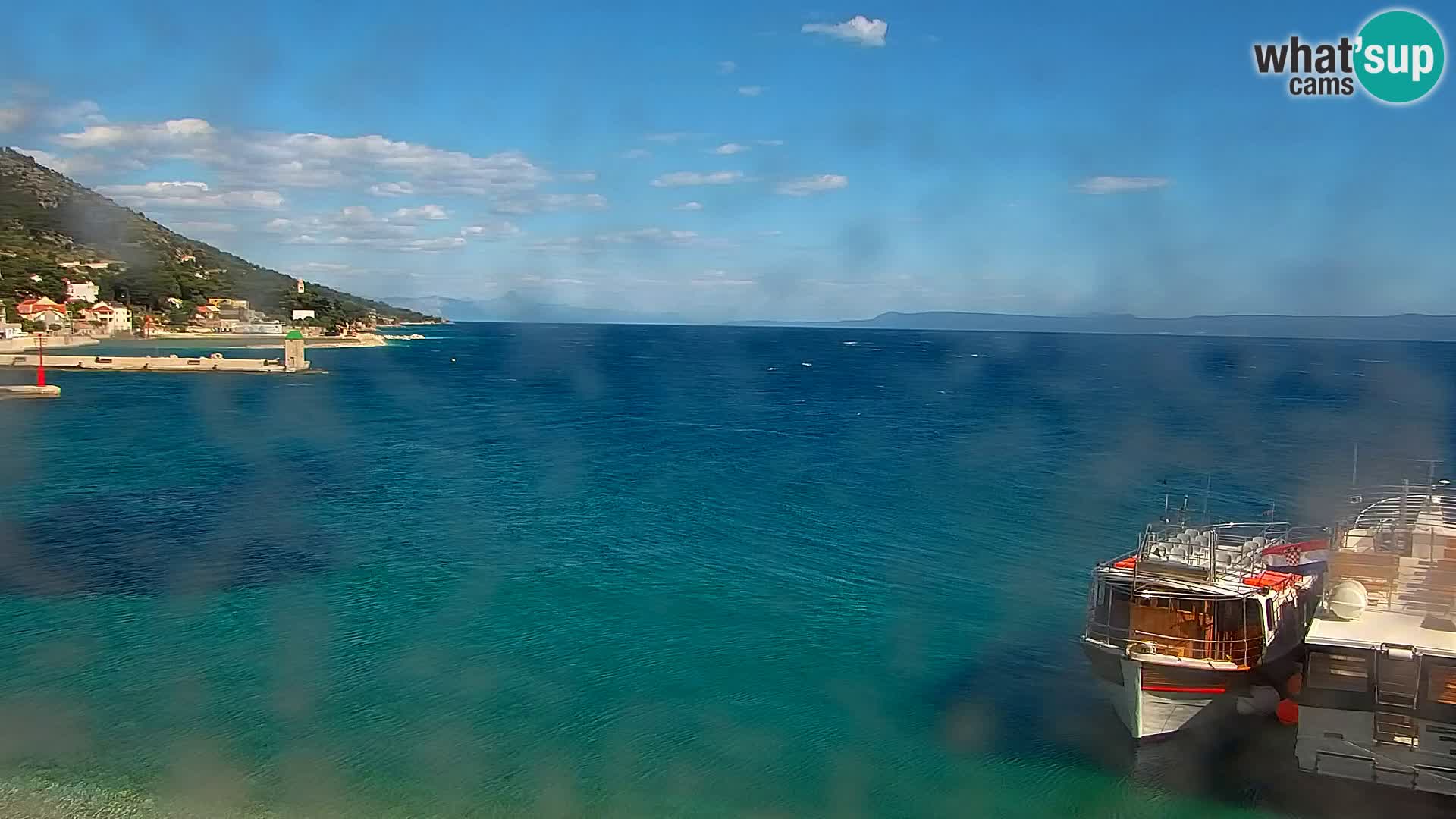 Webcam Bol Hafen & Ortszentrum – Liveblick aus Bol auf der Insel Brač