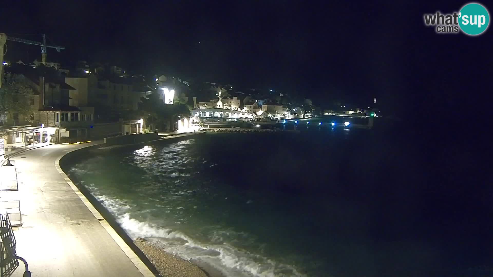 Webcam Bol Centre-Ville & Marina – Vue en direct depuis Bol, île de Brač