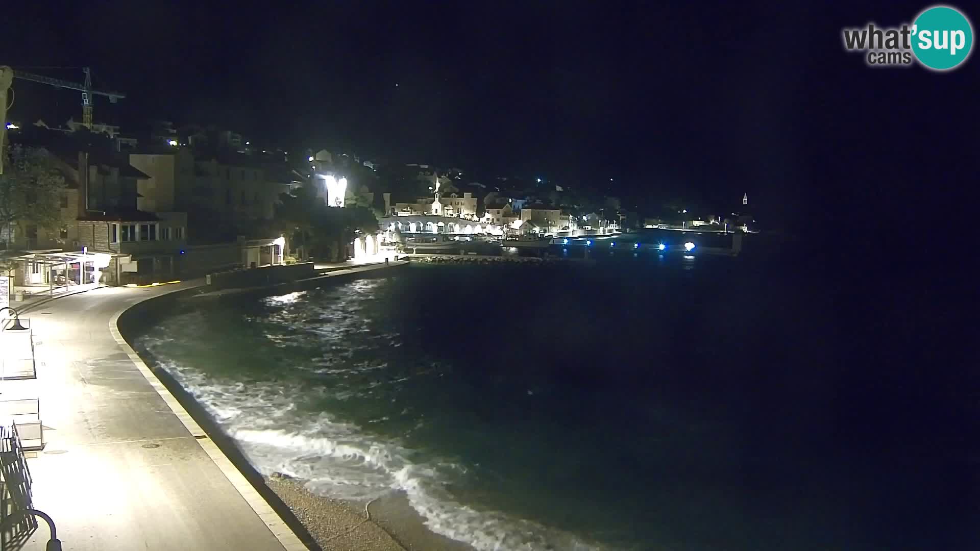 Webcam Bol centre-ville & marina – Vue en direct depuis Bol, île de Brač