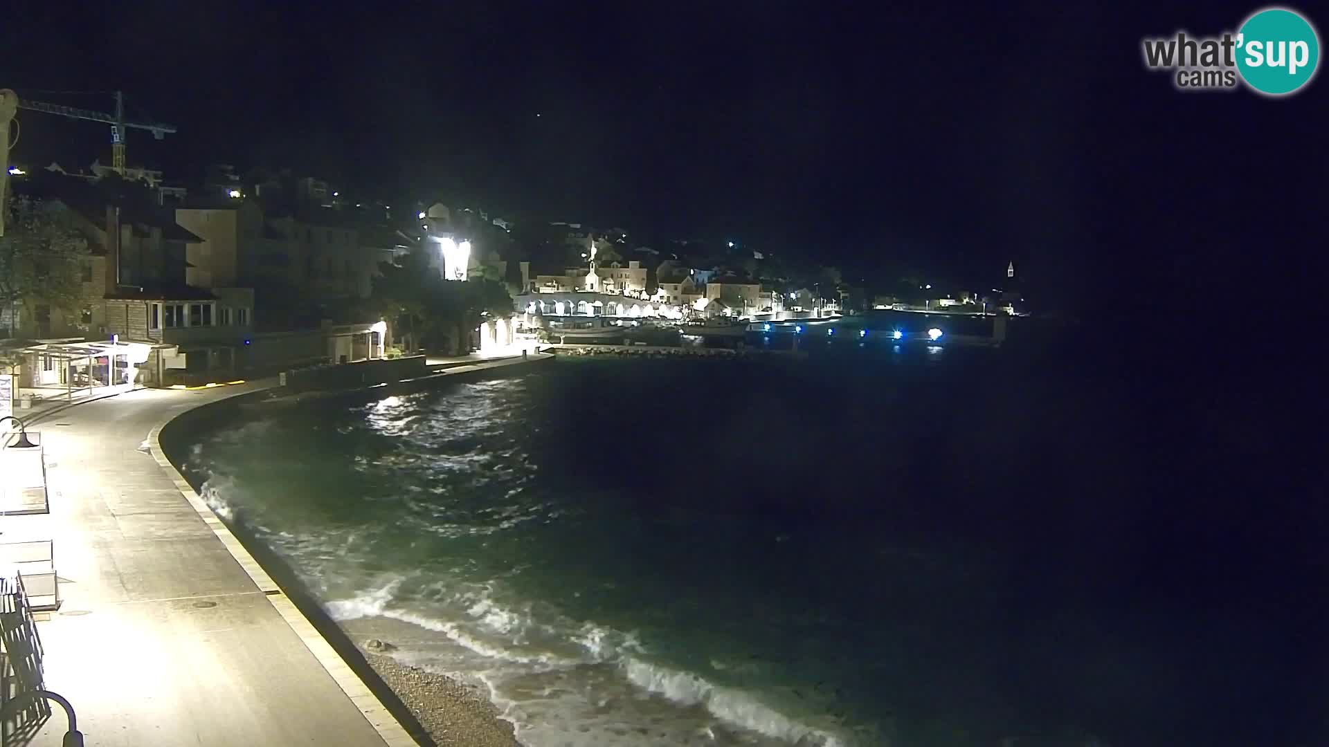 Webcam Bol Centre-Ville & Marina – Vue en direct depuis Bol, île de Brač