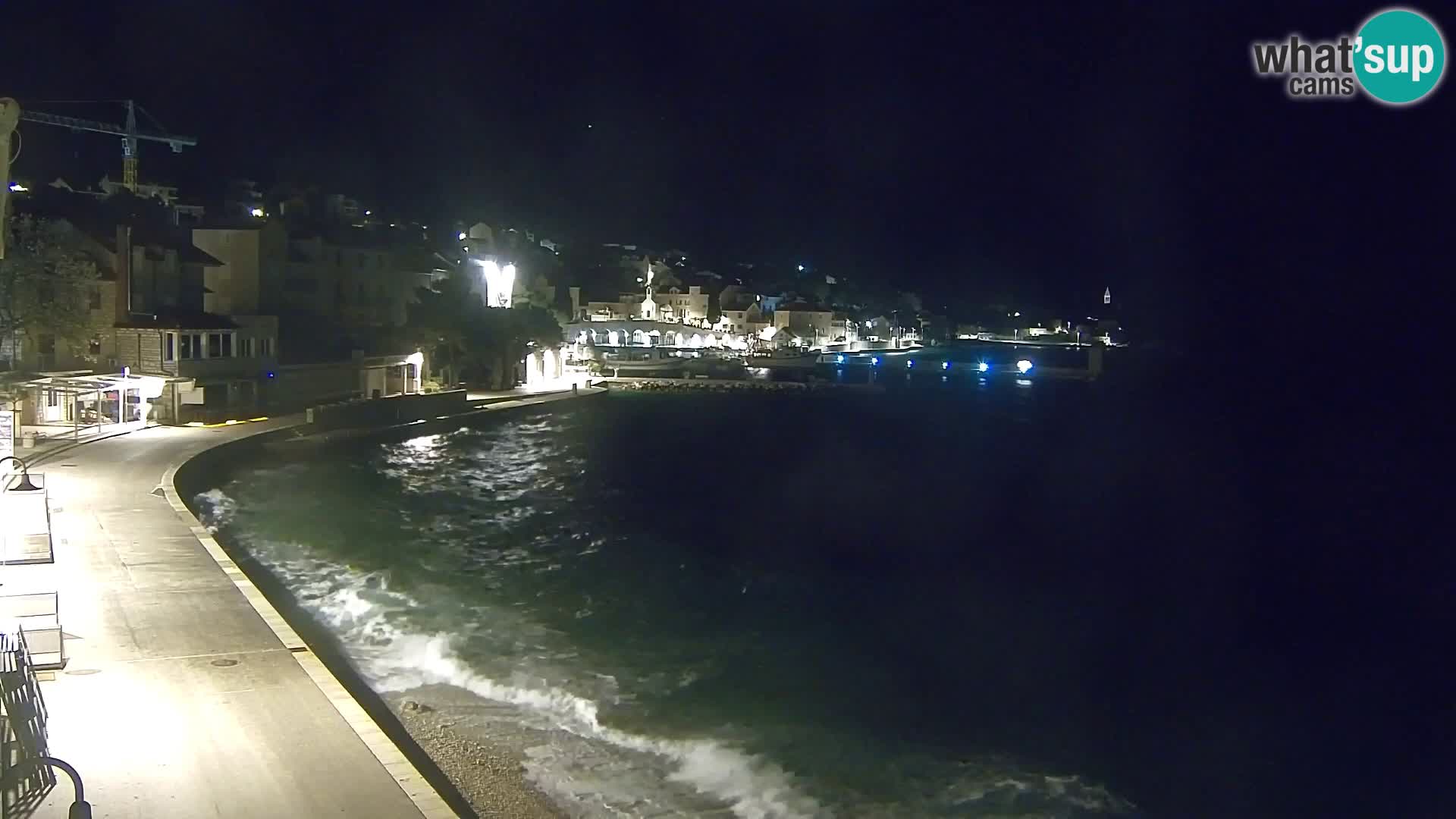 Webcam Bol centre-ville & marina – Vue en direct depuis Bol, île de Brač