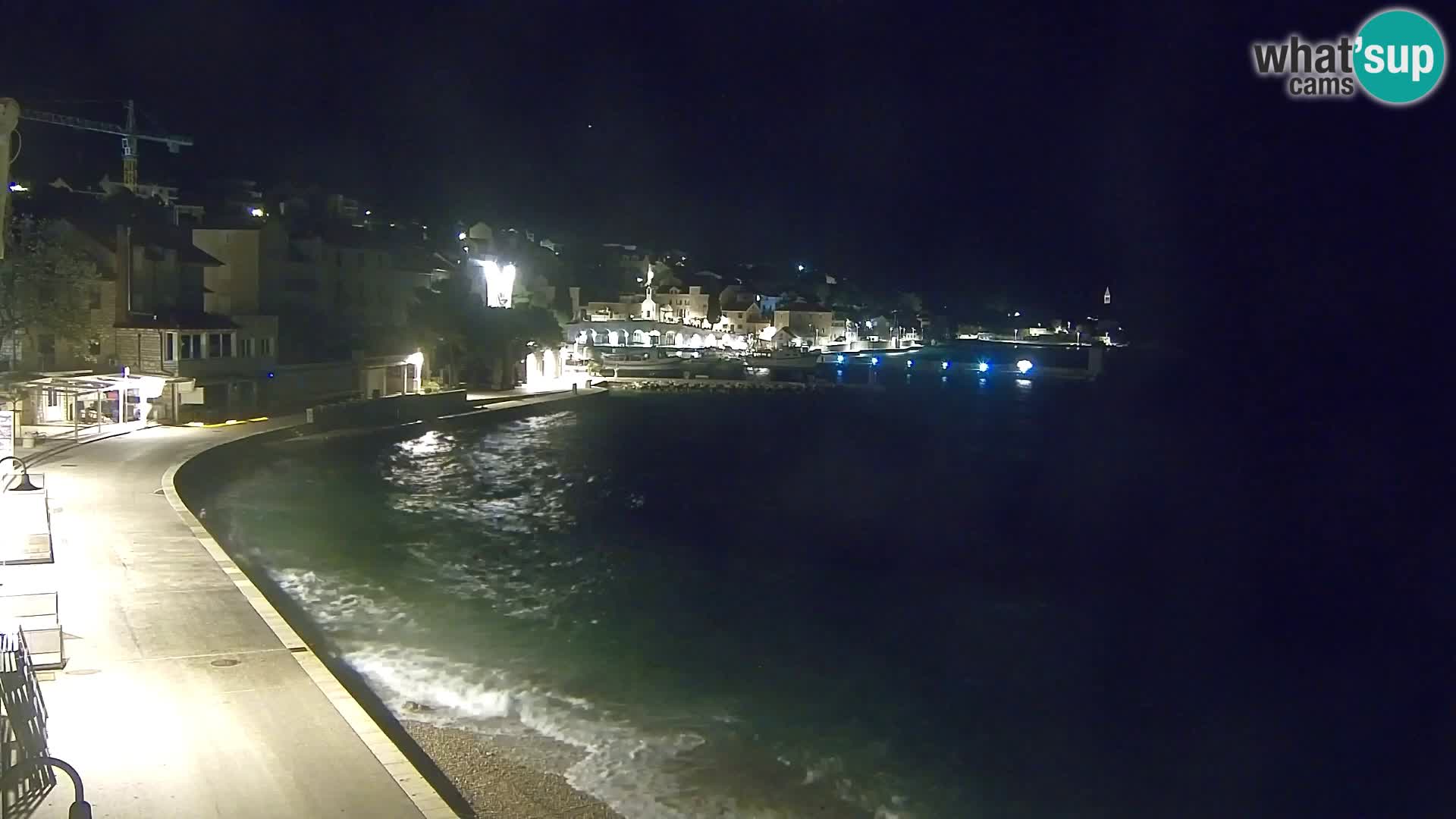 Webcam Bol Centre-Ville & Marina – Vue en direct depuis Bol, île de Brač