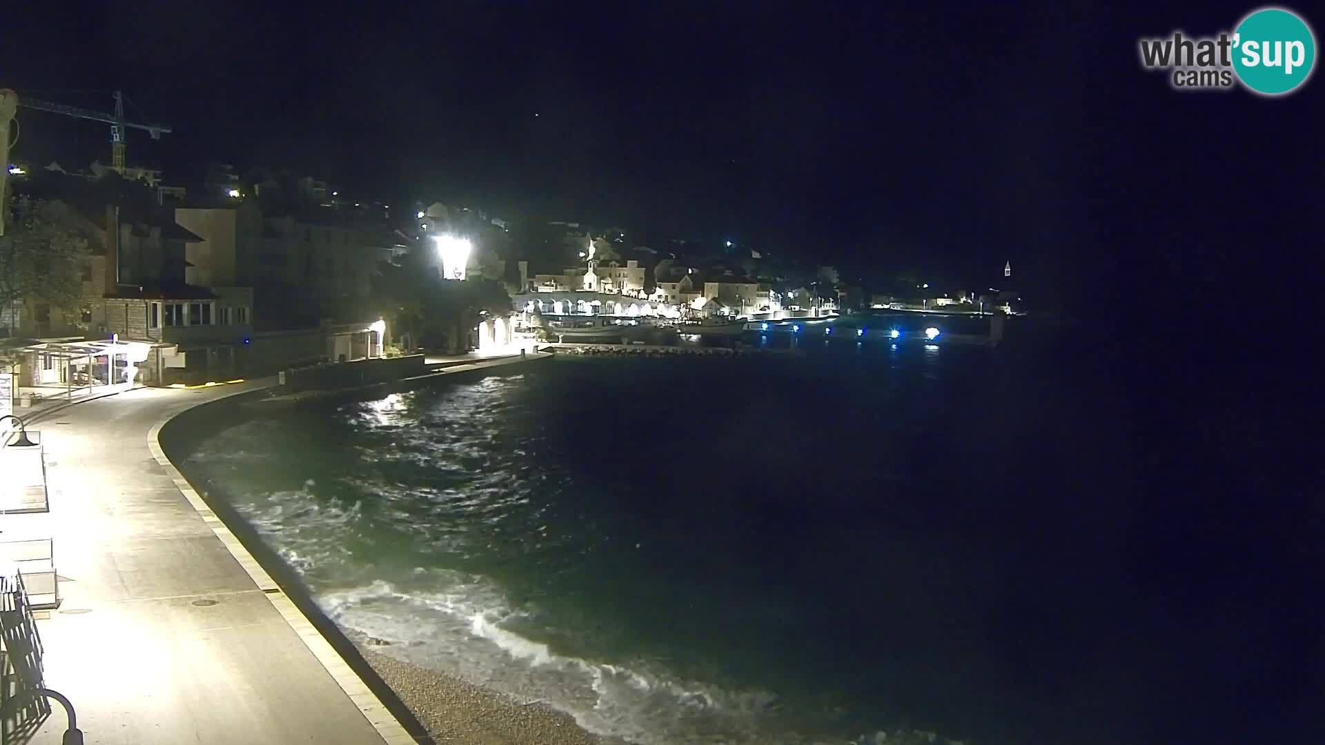 Webcam Bol Centre-Ville & Marina – Vue en direct depuis Bol, île de Brač