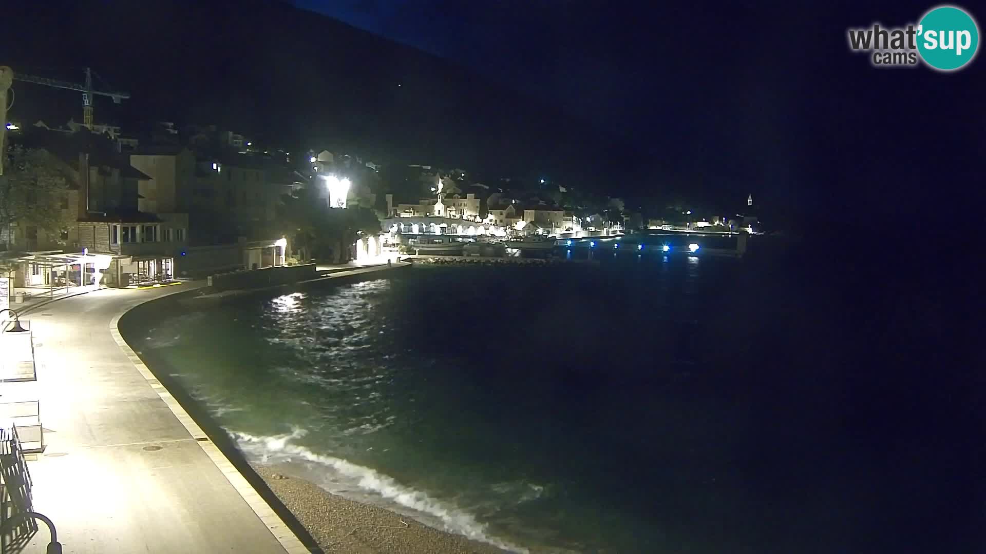 Webcam Bol centre-ville & marina – Vue en direct depuis Bol, île de Brač