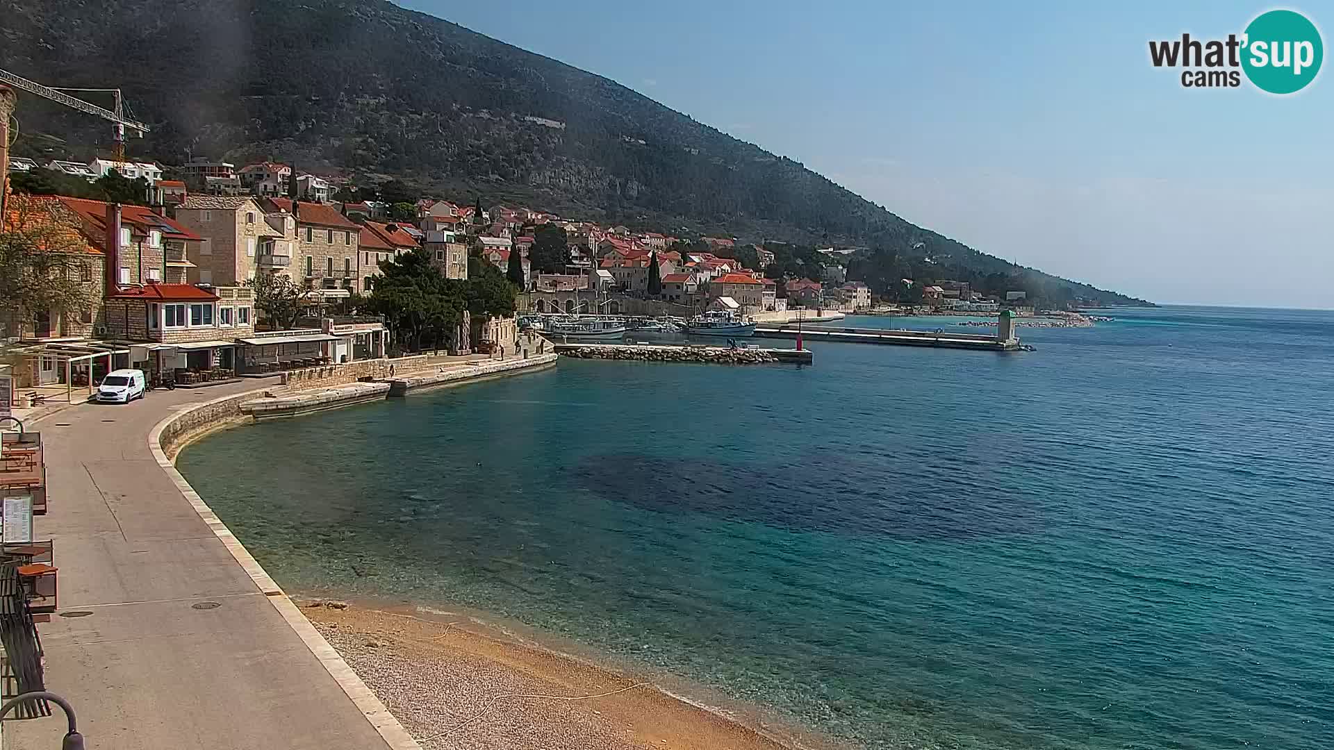 Webcam Bol Hafen & Ortszentrum – Liveblick aus Bol auf der Insel Brač