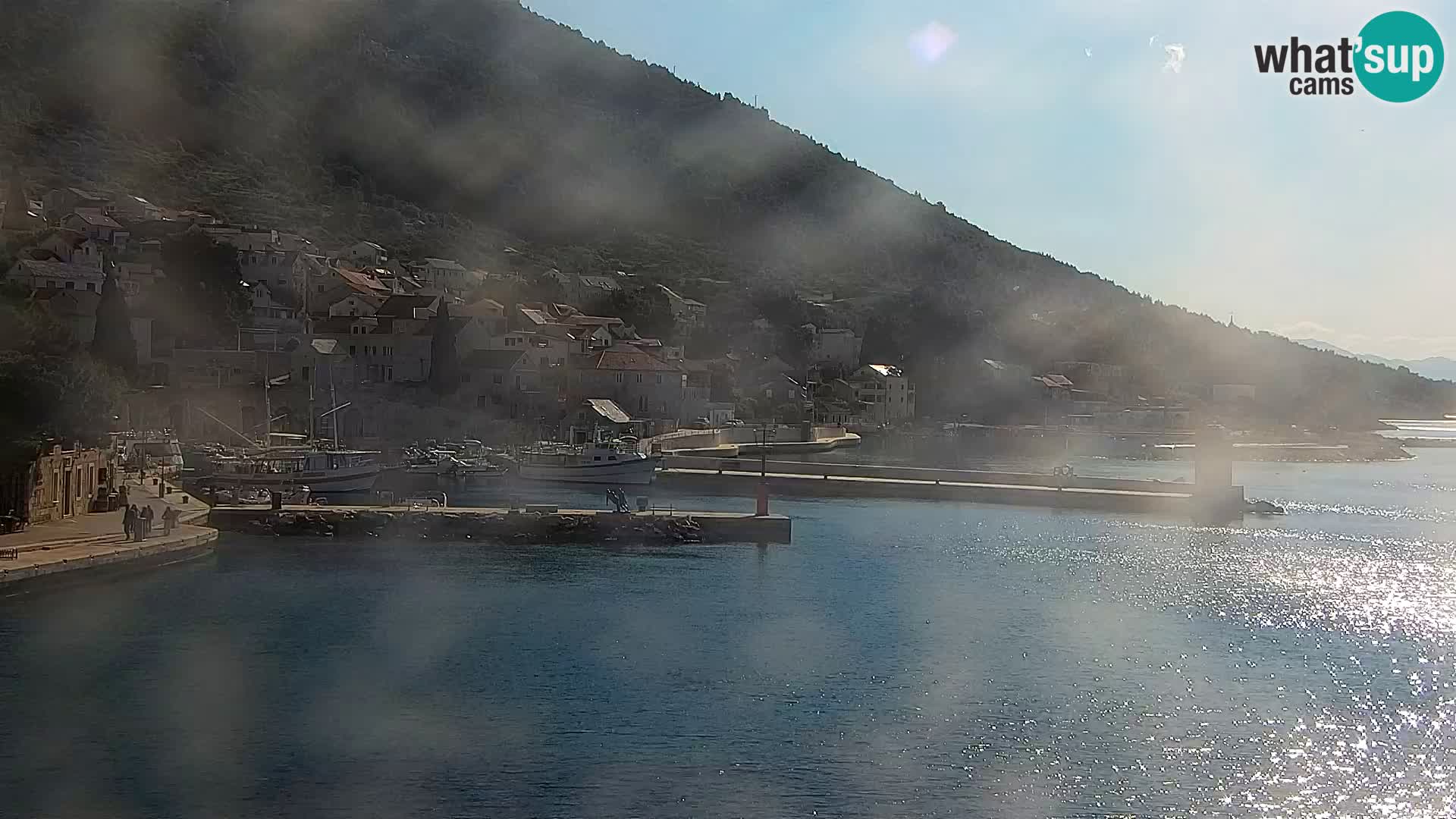Webcam Bol Centre-Ville & Marina – Vue en direct depuis Bol, île de Brač