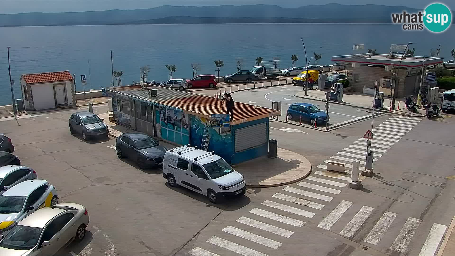 Webcam Bol centre-ville & marina – Vue en direct depuis Bol, île de Brač