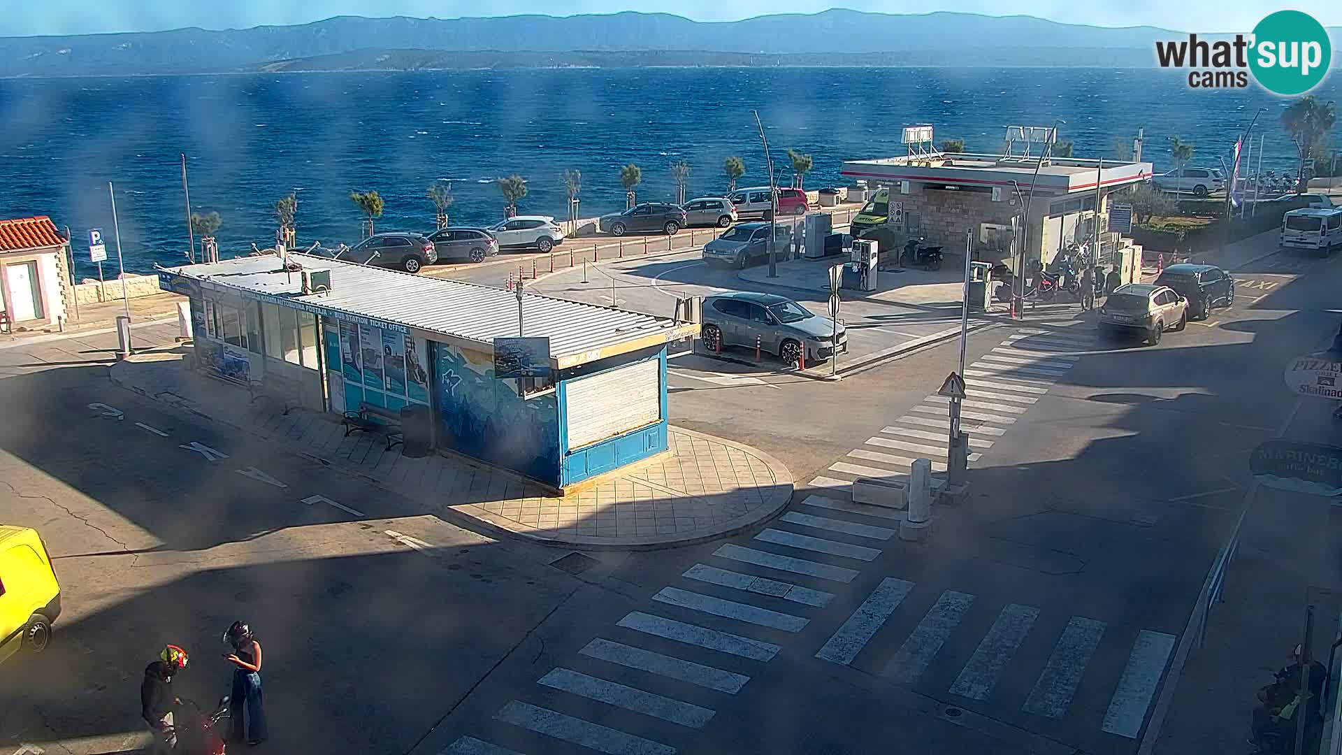 Webcam Bol Centre-Ville & Marina – Vue en direct depuis Bol, île de Brač