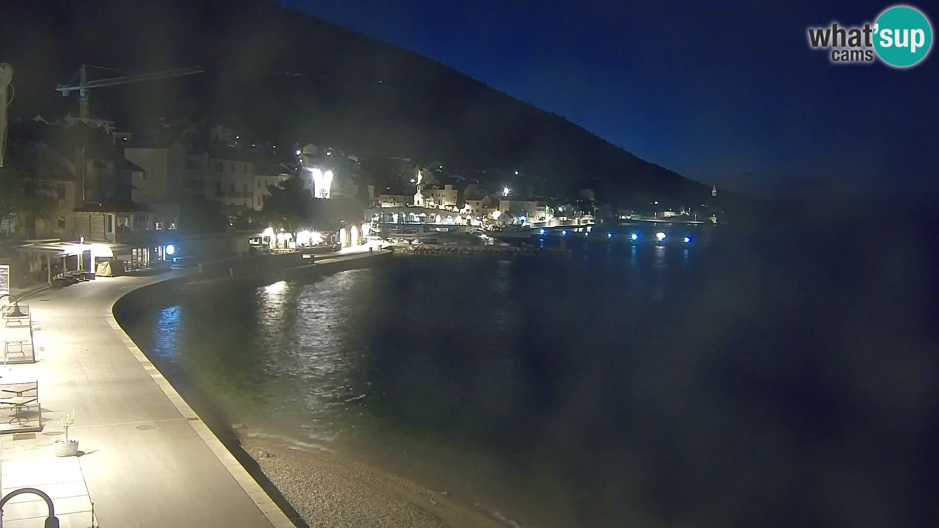 Webcam Bol centre-ville & marina – Vue en direct depuis Bol, île de Brač