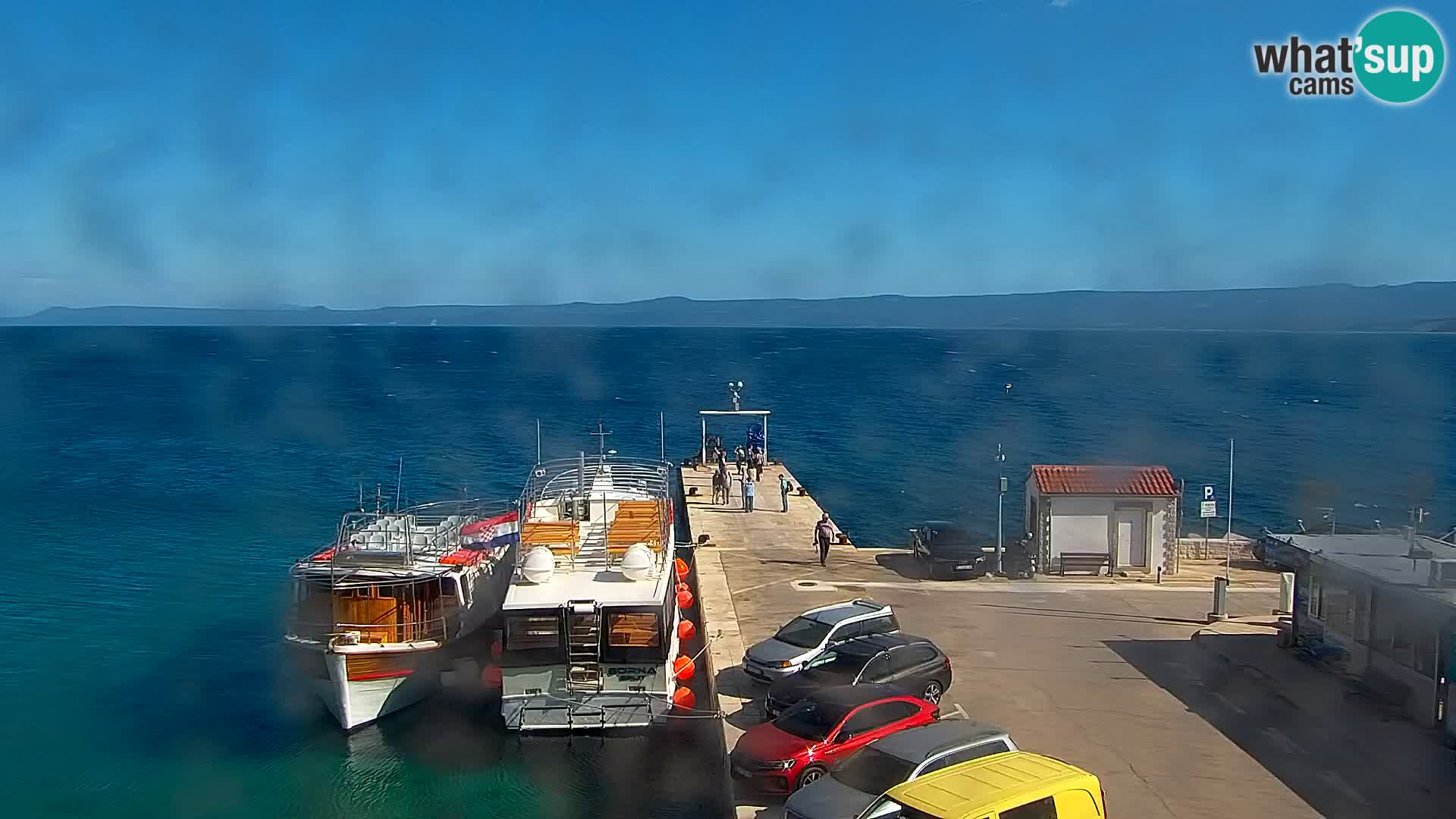 Webcam Bol Hafen & Ortszentrum – Liveblick aus Bol auf der Insel Brač