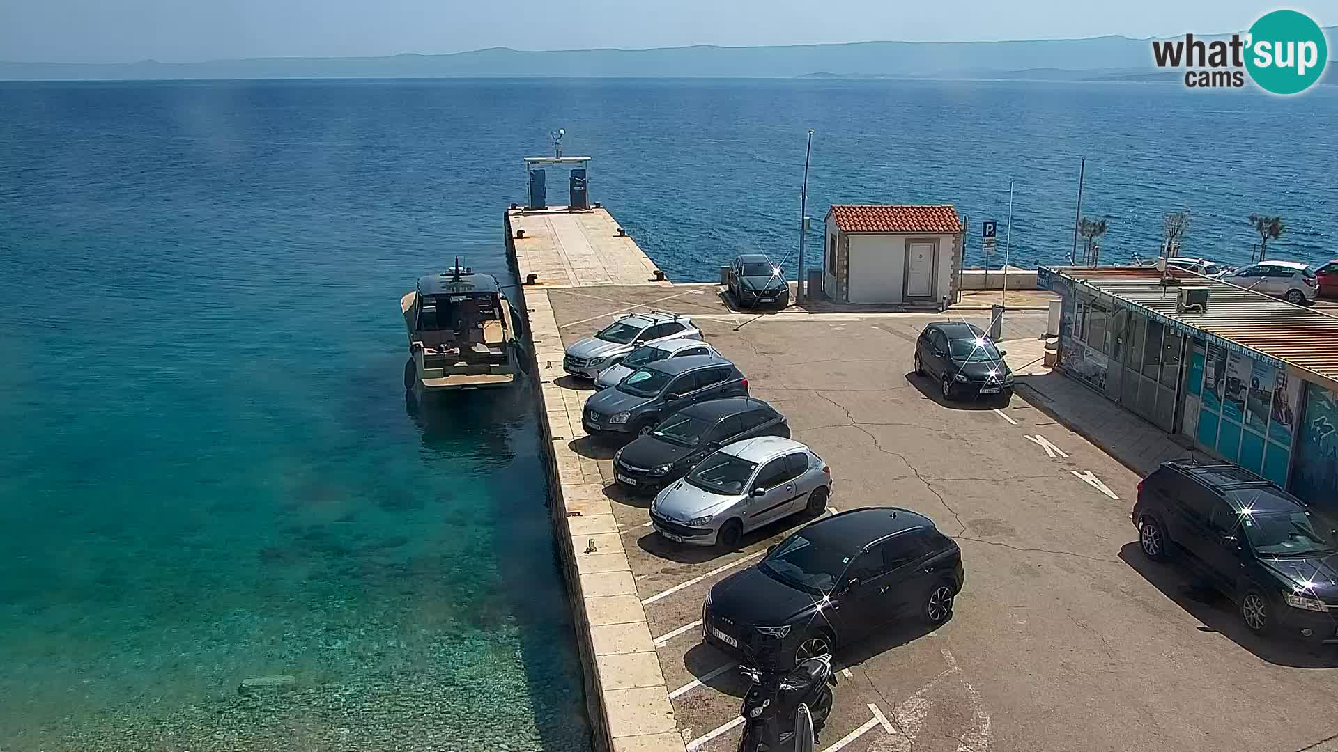 Webcam Bol Centre-Ville & Marina – Vue en direct depuis Bol, île de Brač