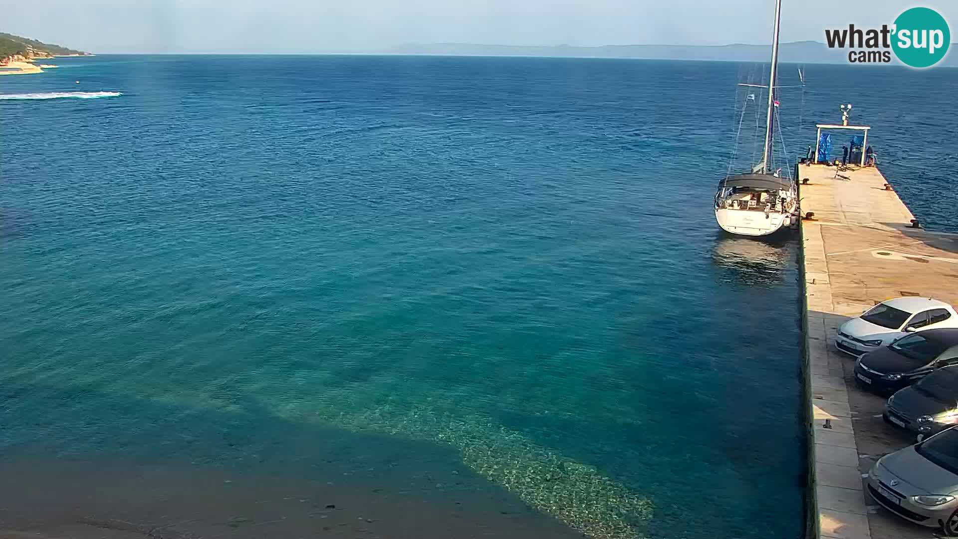 Webcam Bol Hafen & Ortszentrum – Liveblick aus Bol auf der Insel Brač