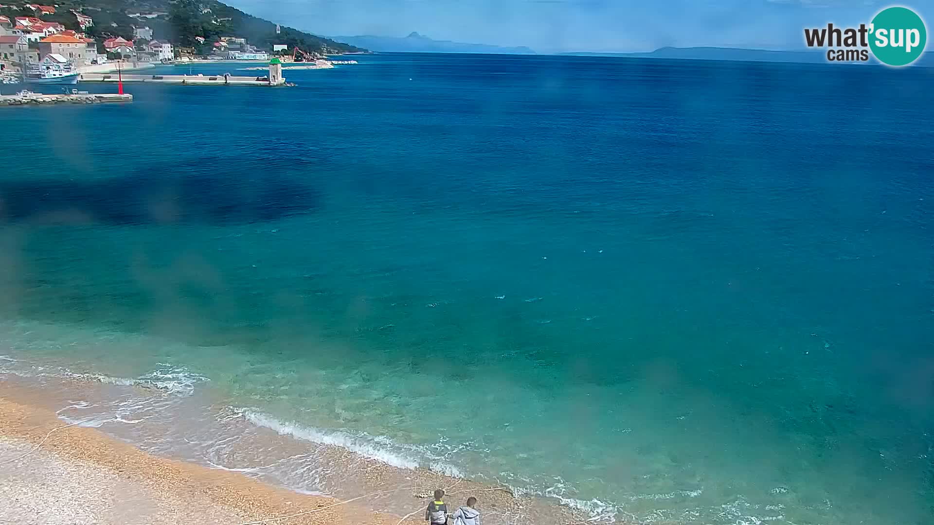 Webcam Bol centre-ville & marina – Vue en direct depuis Bol, île de Brač
